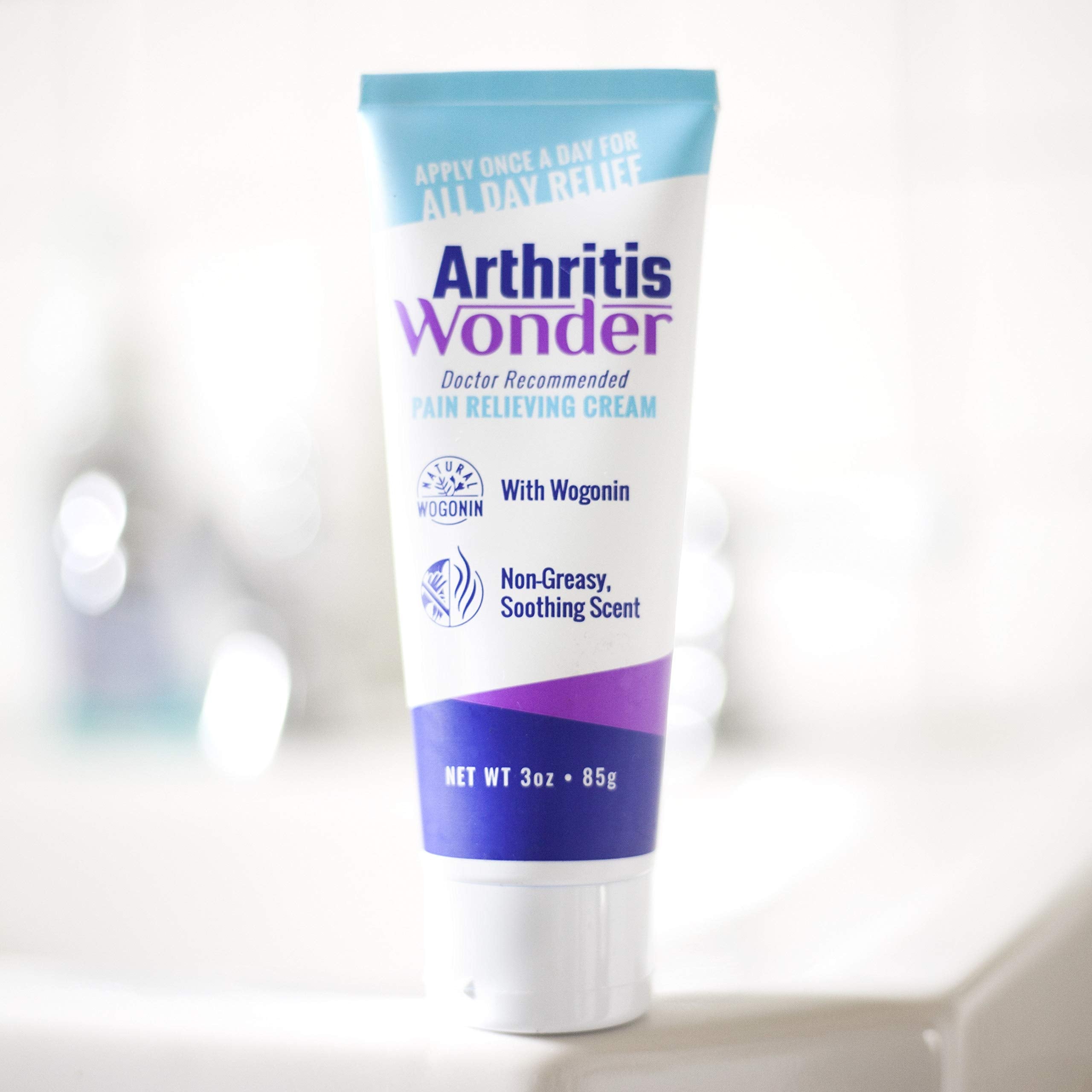 Arthritis Wonder Pain Relief Cream, 4 oz – Arthritis Pain Relief Cream for Hand, Knee, Foot and Wrist Joints – Fast-Acting, Deep Penetrating, Non-Greasy Formula with Natural Wogonin - 2 Pack Arthritis Wonder buy supplements canada