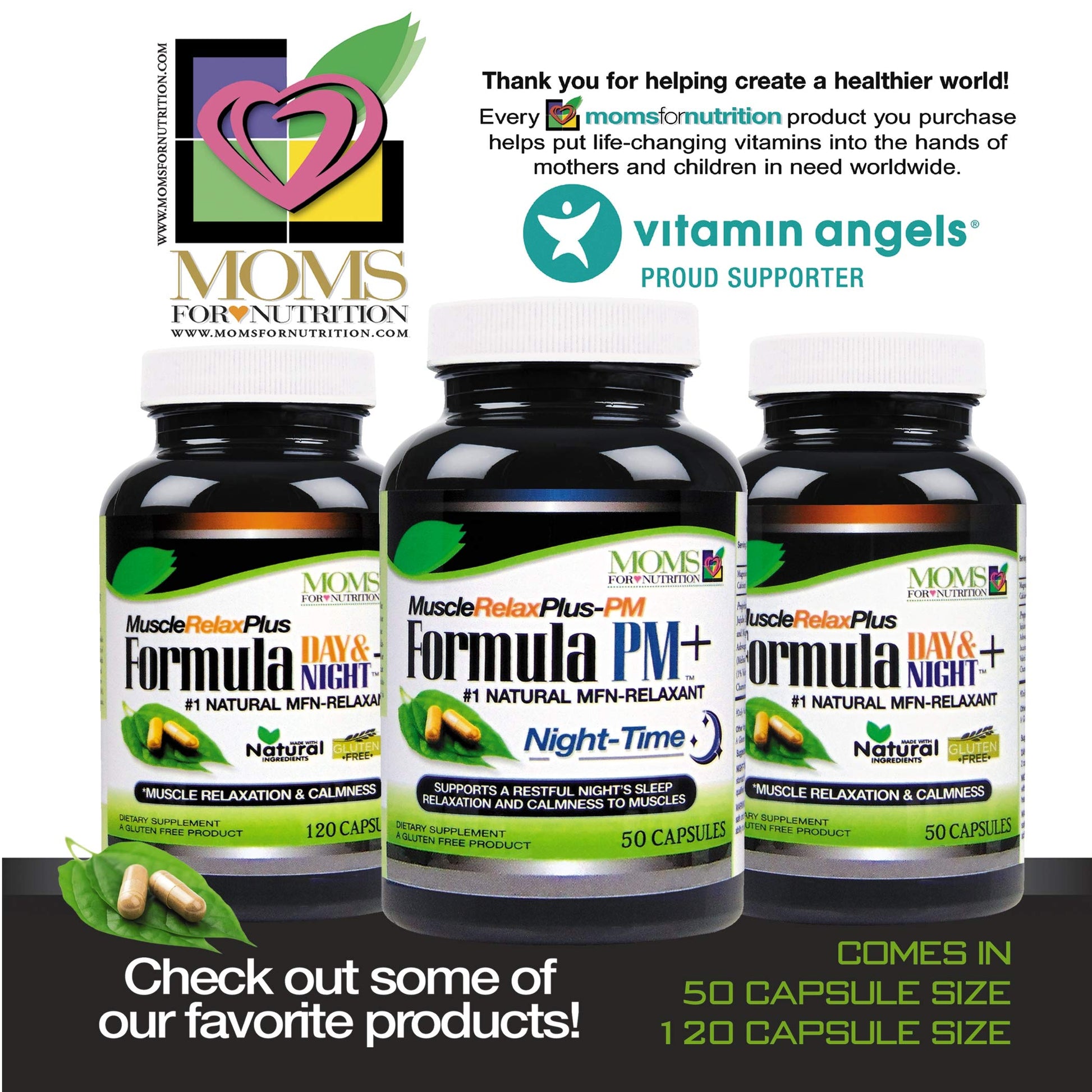 All Natural Muscle Relax Formula Plus - 50 Capsules - Daytime/Nighttime Natural Relaxant Moms For Nutrition buy supplements canada