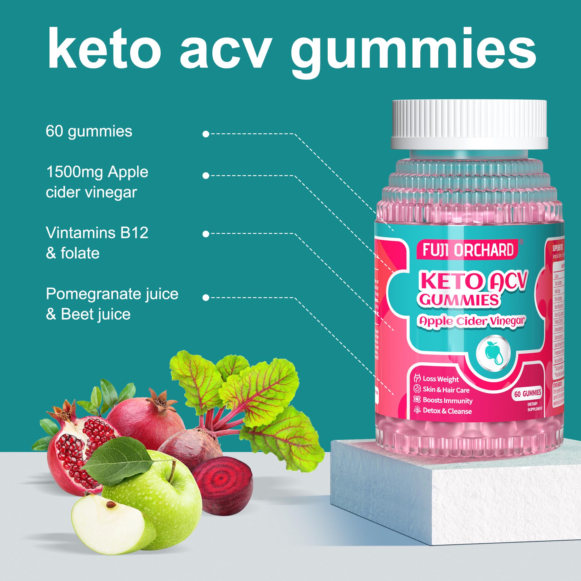 FUJI ORCHARD Keto Acv Gummies, 1500mg Keto Acv Gummies Advanced Weight Loss FUJI ORCHARD buy supplements canada