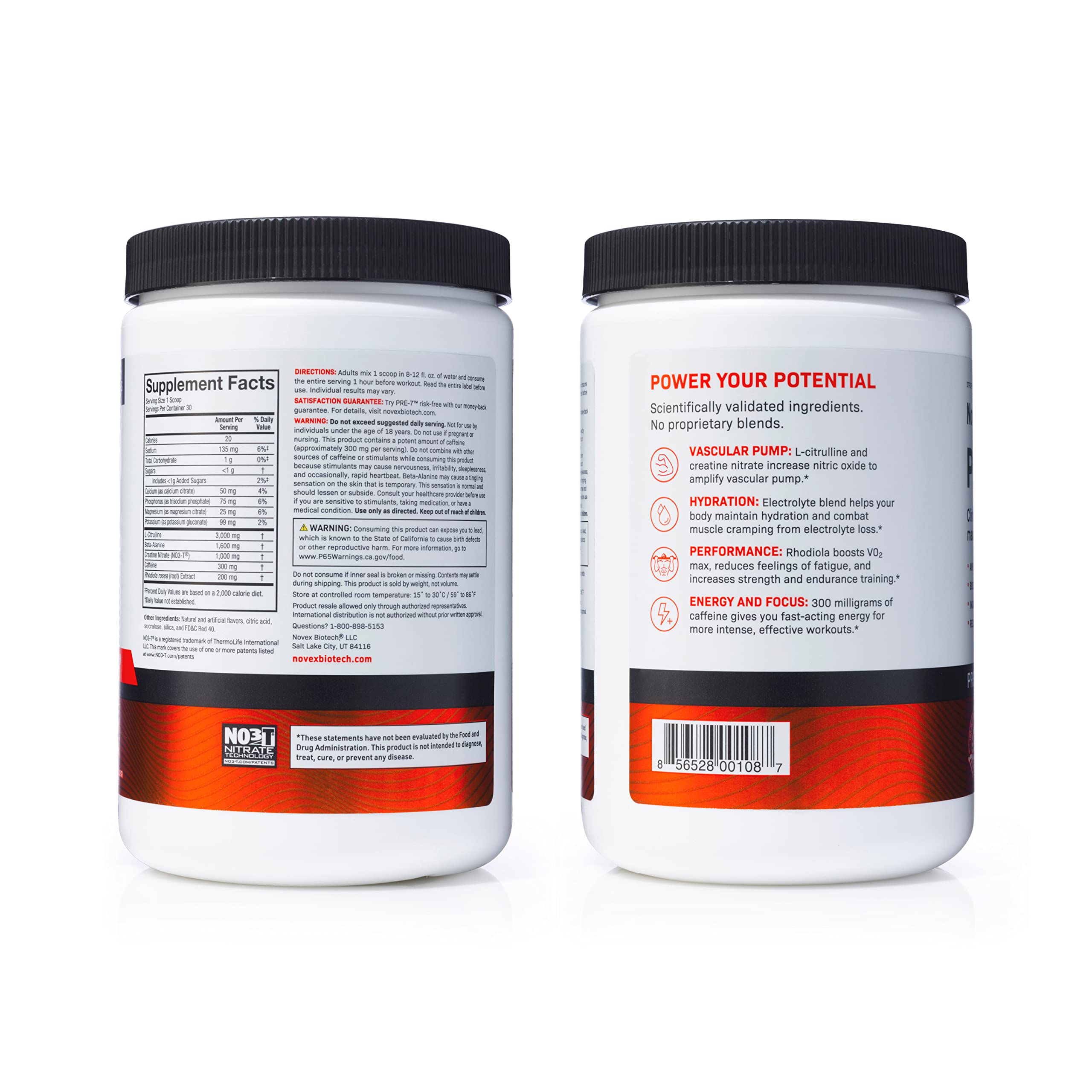 Novex Biotech PRE-7 Pre-Workout Powder – Best preworkout for Men - Boost Energy Novex Biotech buy supplements canada