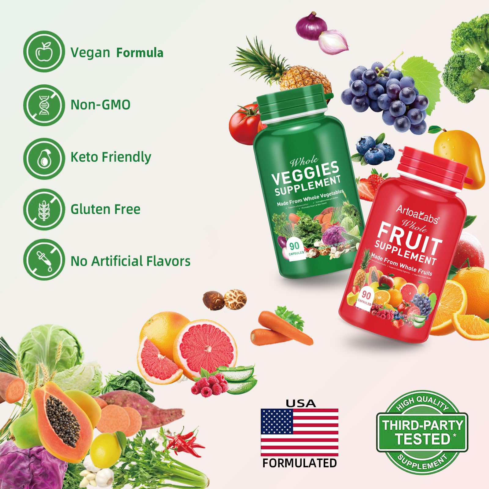 Ruduwu Fruit Capsules - 100% Whole Natural Fruits Supplements - Vitamins Supplement Dietary Nutritional Balance,Whole Food Supplement Ingredients Blended Vitamin & Mineral Ruduwu buy supplements canada