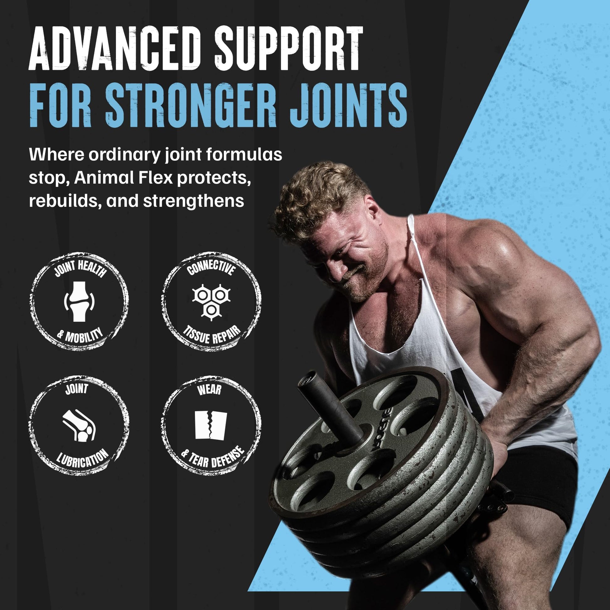 Animal Flex - Glucosamine Chondroitin Joint Supplement for Women and Men Discomfort with Turmeric, MSM, Boswellia for Cartilage, Joint Health, Muscles, Back, Knees, Shoulder, and Hip, 44 Packs Animal buy supplements canada