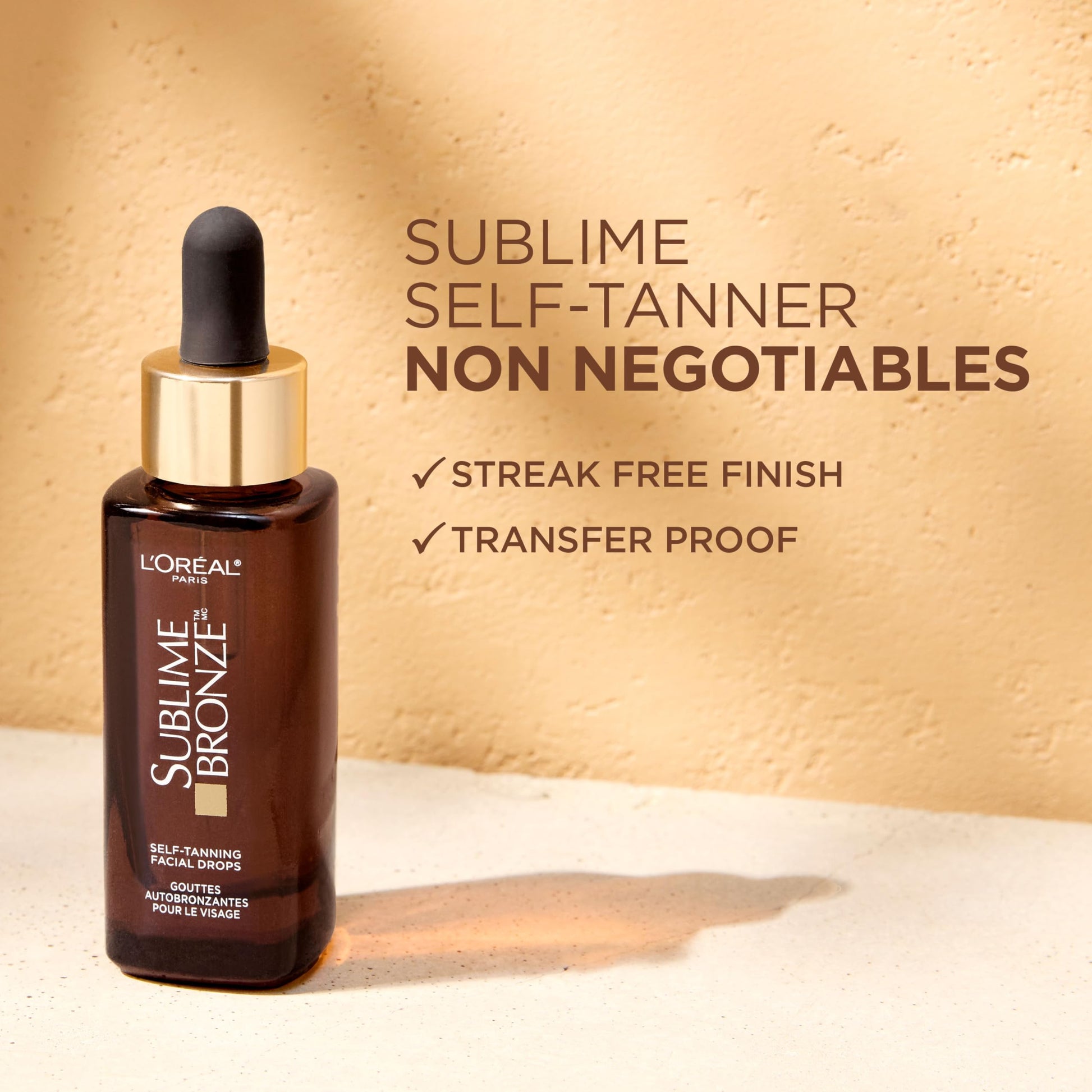 L'Oreal Paris Sublime Bronze Self Tanning Facial Drops with Hyaluronic Acid, Gradual Tan, Fragrance-Free, 1 fl. Oz L'Oreal Paris buy supplements canada
