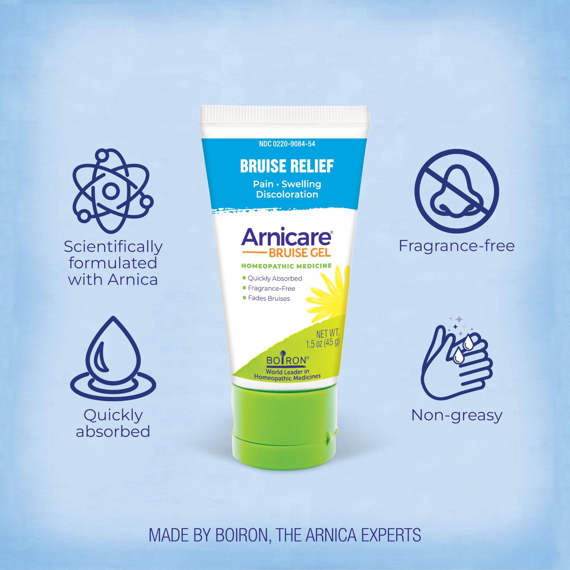 Boiron Arnicare Bruise Gel for Relief of Pain, Inflammation or Swelling, Soreness, and Discoloration - Non-greasy and Fragrance-Free - 1.5 oz Boiron buy supplements canada