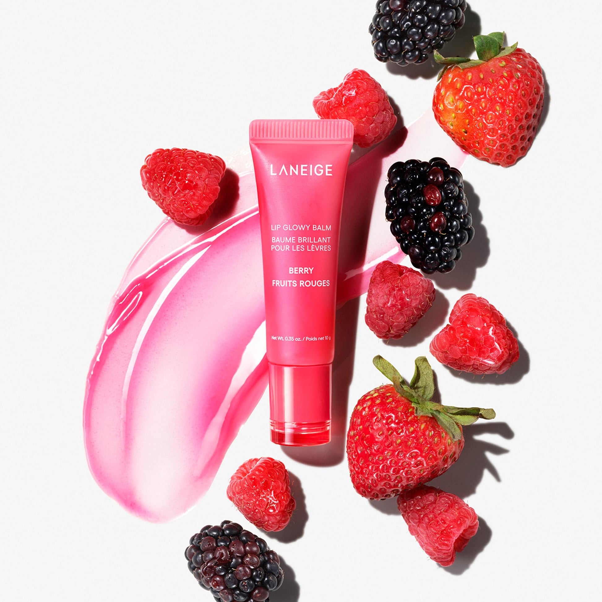 LANEIGE Lip Glowy Balm, Berry: Sheer Tinted Lip Moisturizer with Shea Butter, for Hydrating Shine & Soft Lips LANEIGE buy supplements canada