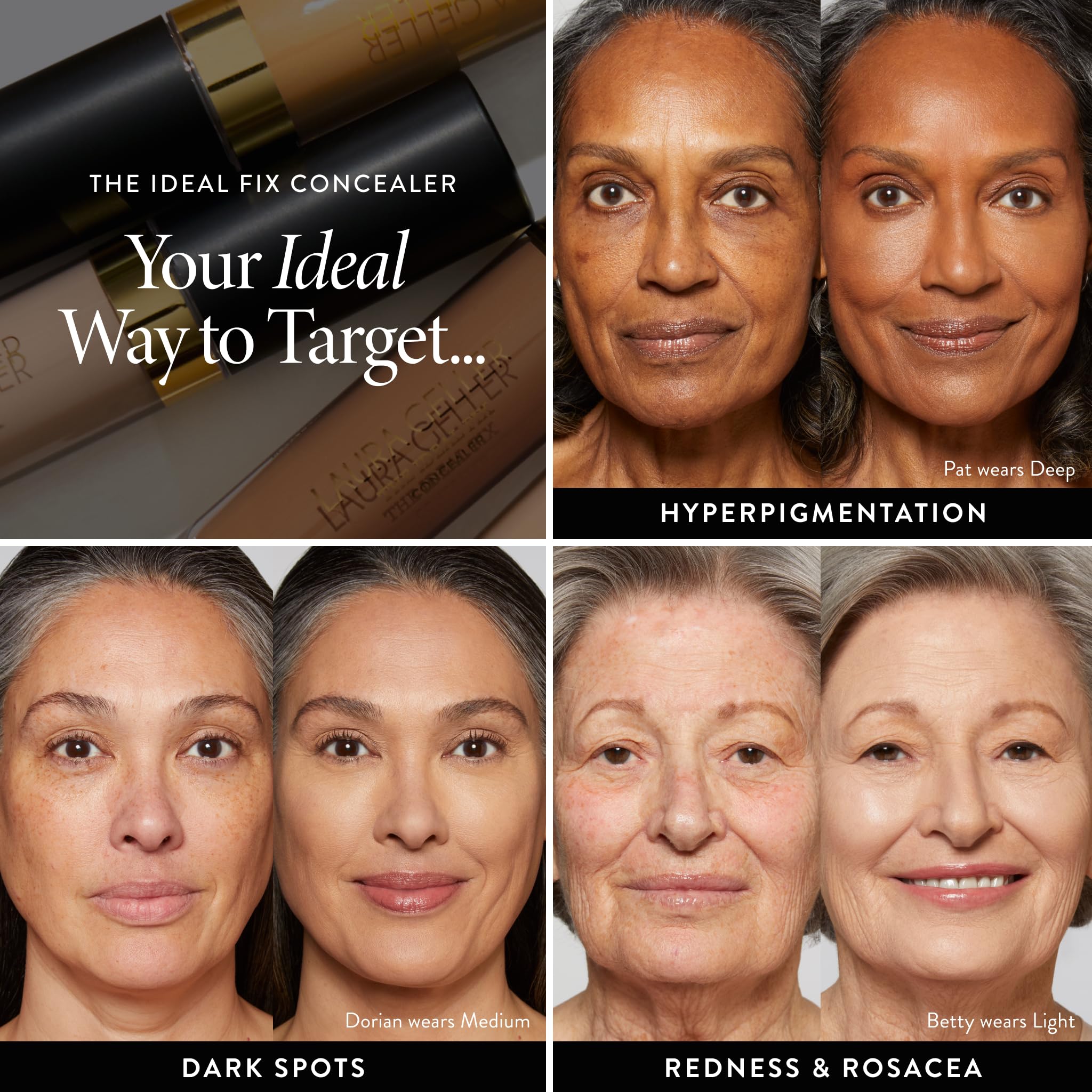 LAURA GELLER NEW YORK The Ideal Fix Concealer - Light - Buildable Medium to Full Coverage Liquid Concealer - Covers Under Eye Dark Circles & Blemishes - Long-Lasting LAURA GELLER NEW YORK buy supplements canada