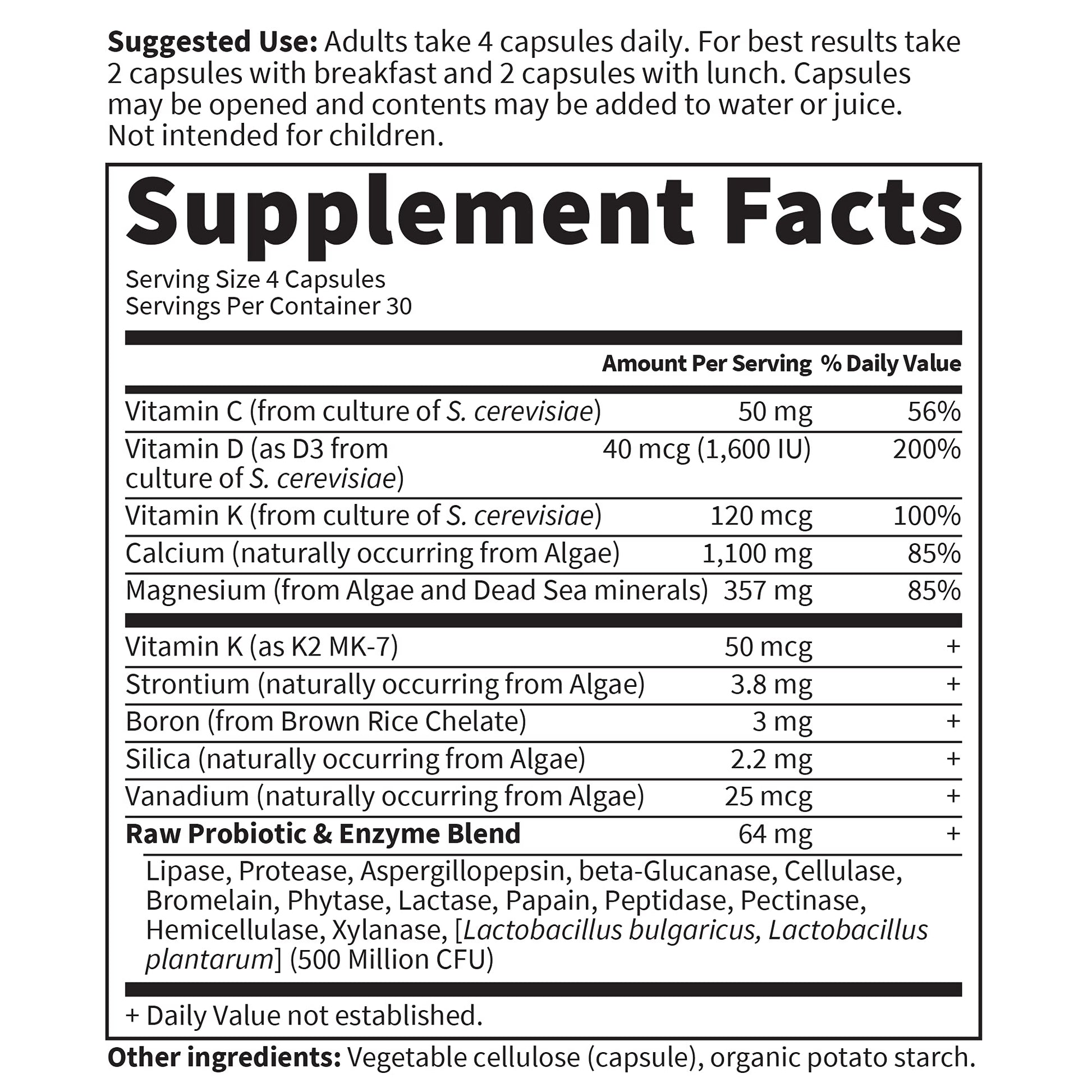 Garden of Life Raw Calcium Supplement for Women and Men - Vitamin Code Made from Whole Foods with Magnesium, K2, Vitamin D3 and Vitamin C Garden of Life buy supplements canada