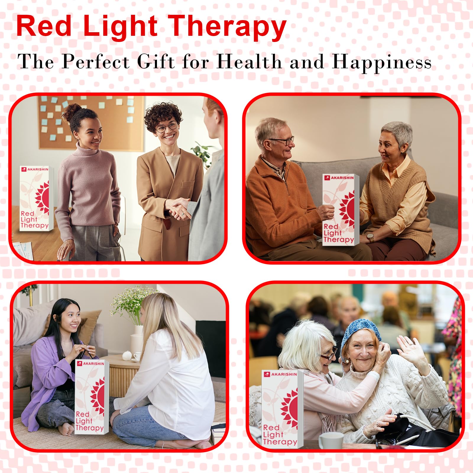 Akarishin Red Light Therapy Lamp- 660nm Red Light,850nm & 940nm Infrared Light Therapy Akarishin buy supplements canada