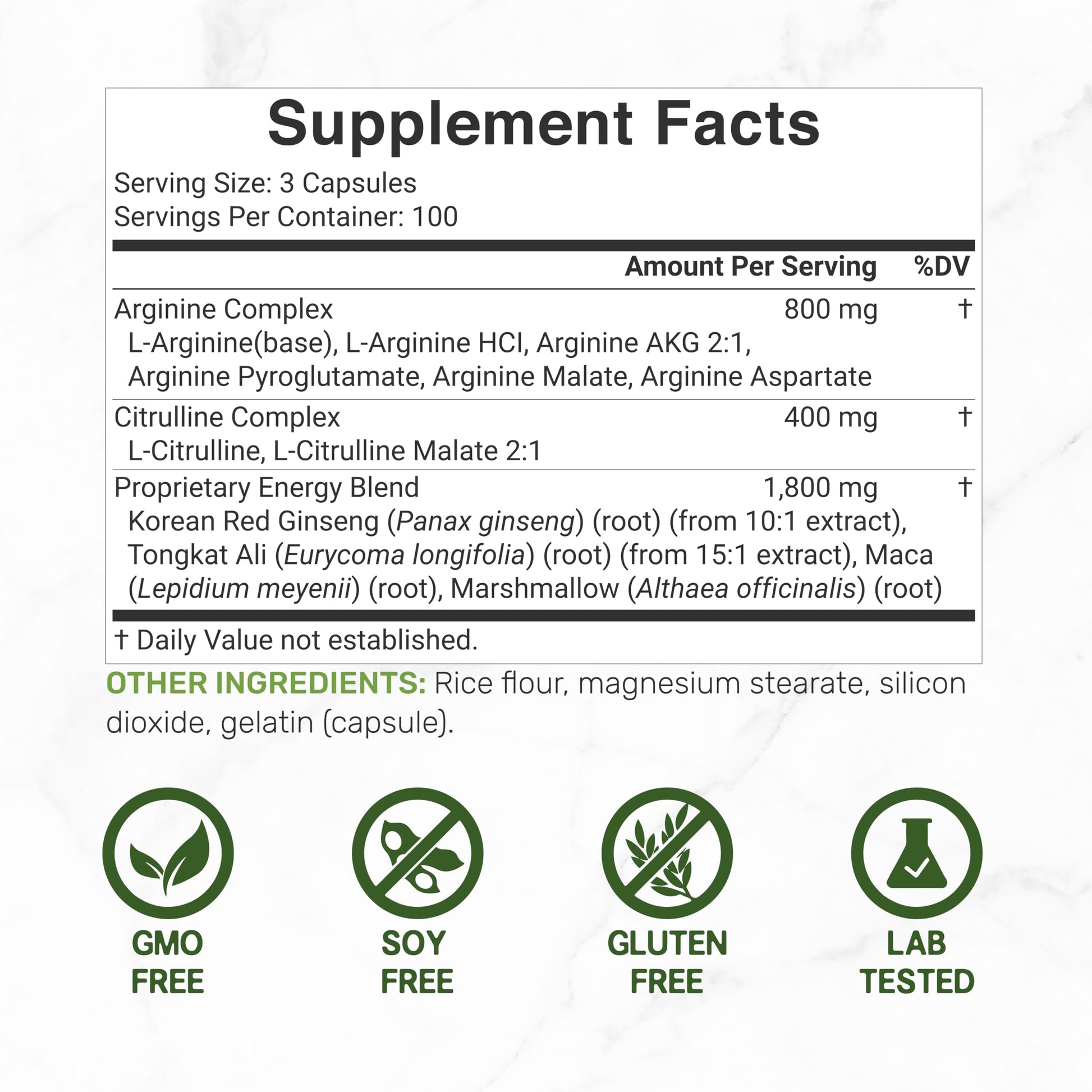Nitric Oxide Supplement 3,000mg, 300 Capsules | 12-in-1 Complex for Men & Women – Arginine, Citrulline, Korean Red Ginseng, DEAL SUPPLEMENT buy supplements canada