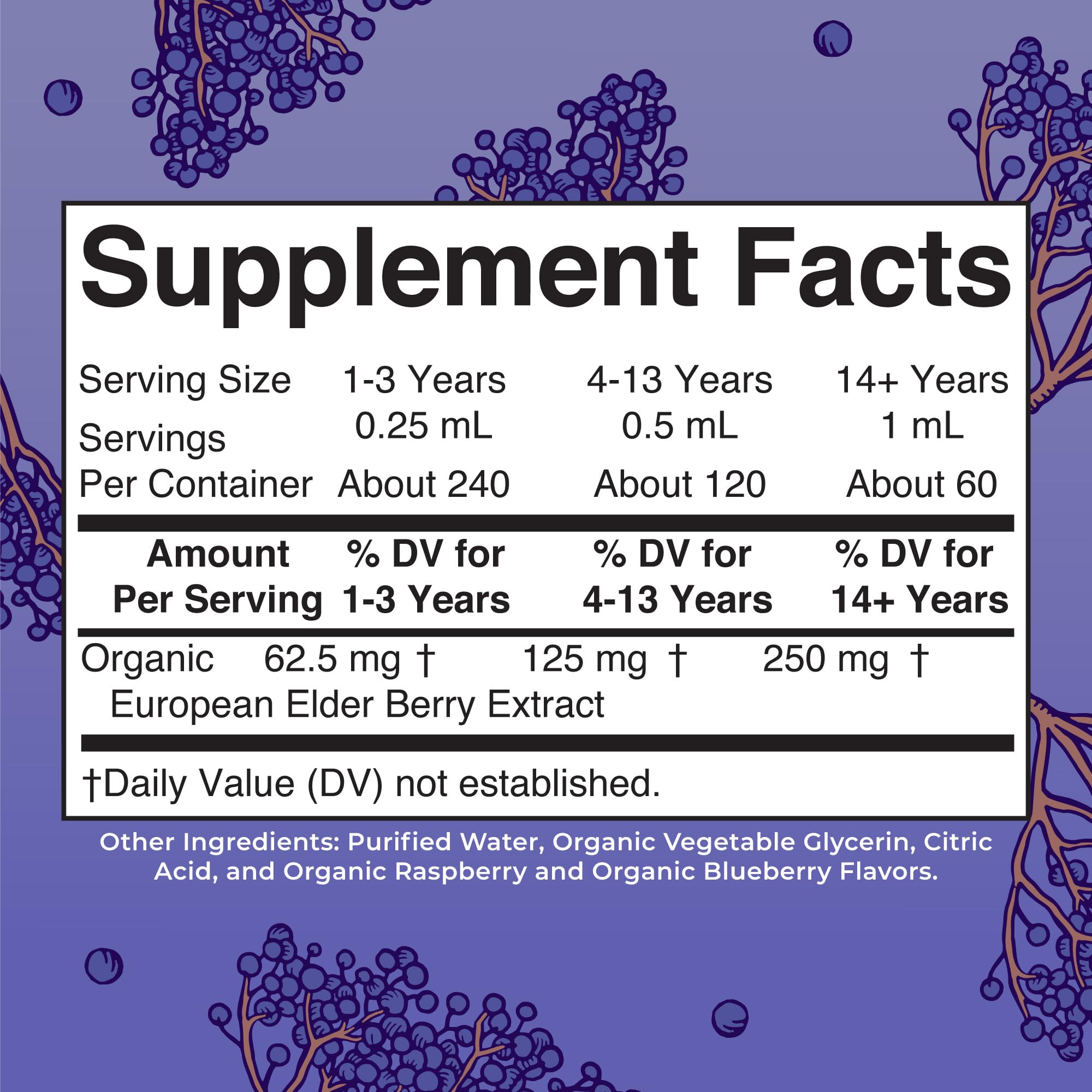 MaryRuth Organics Elderberry Syrup Extra Strength, USDA Organic Elderberry, Sugar Free Adults & Kids Immune Support Supplement for Ages 1+, Clean Label Project Verified®, Vegan, Gluten Free, 2 Fl Oz MARYRUTH'S buy supplements canada