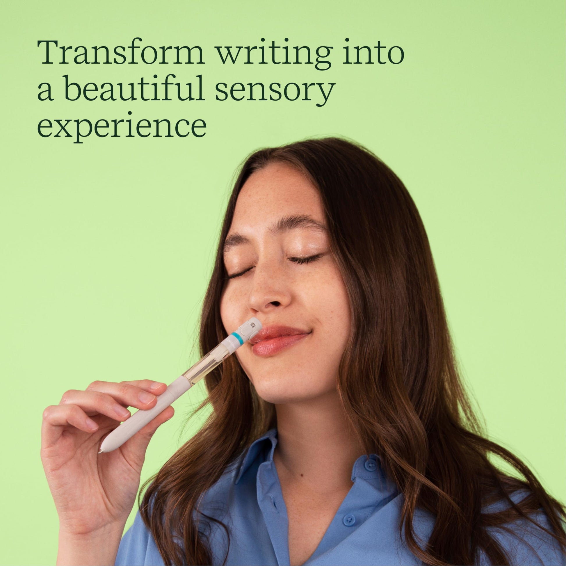 Pen Diffuser in Crisp Mountain Air Essential Oil Blends - Elegant 1.0mm Ballpoint Tip - Black Pen Lifelines buy supplements canada