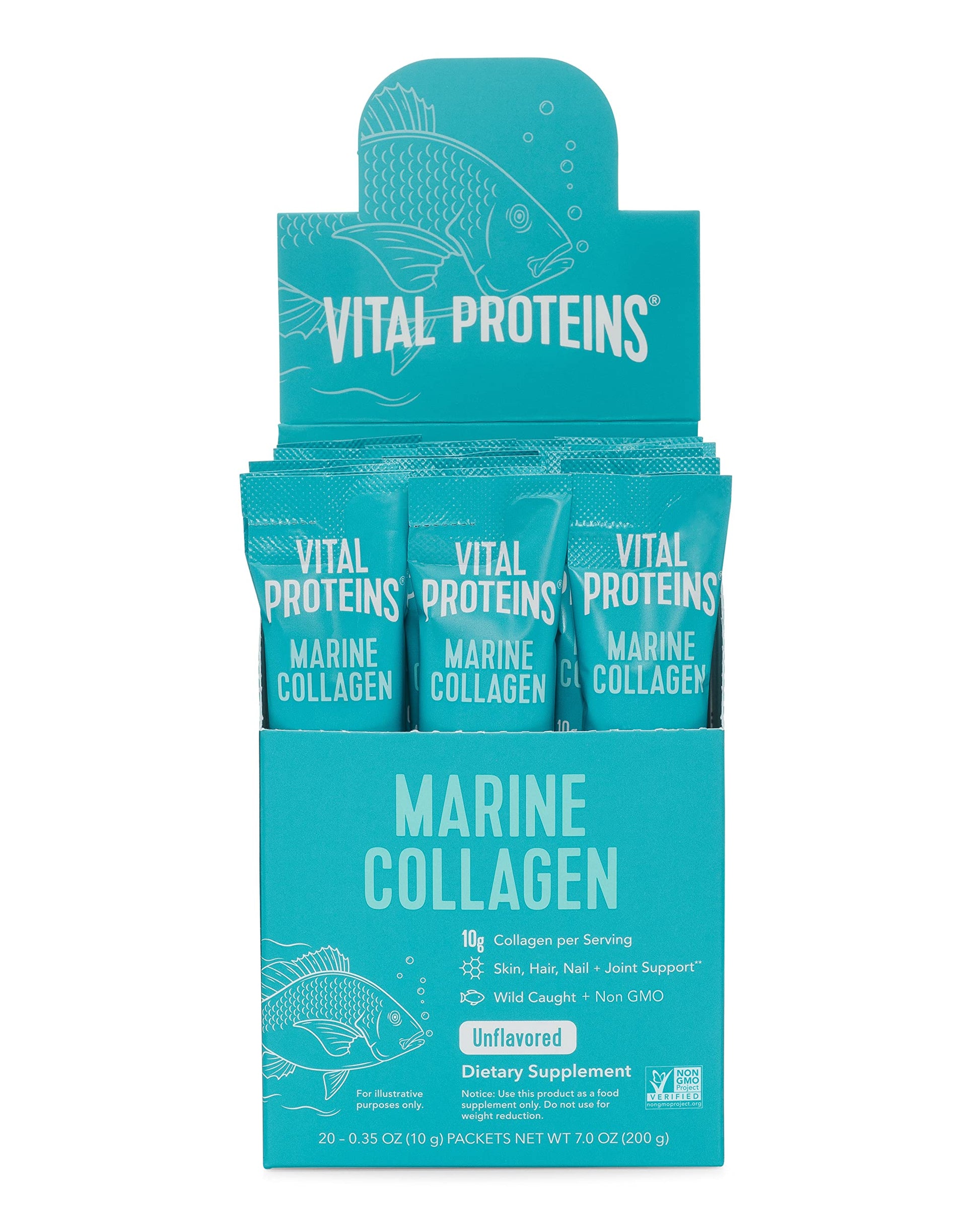 Vital Proteins Unflavored Marine Collagen 20 Pack, 0.35 OZ Vital Proteins buy supplements canada