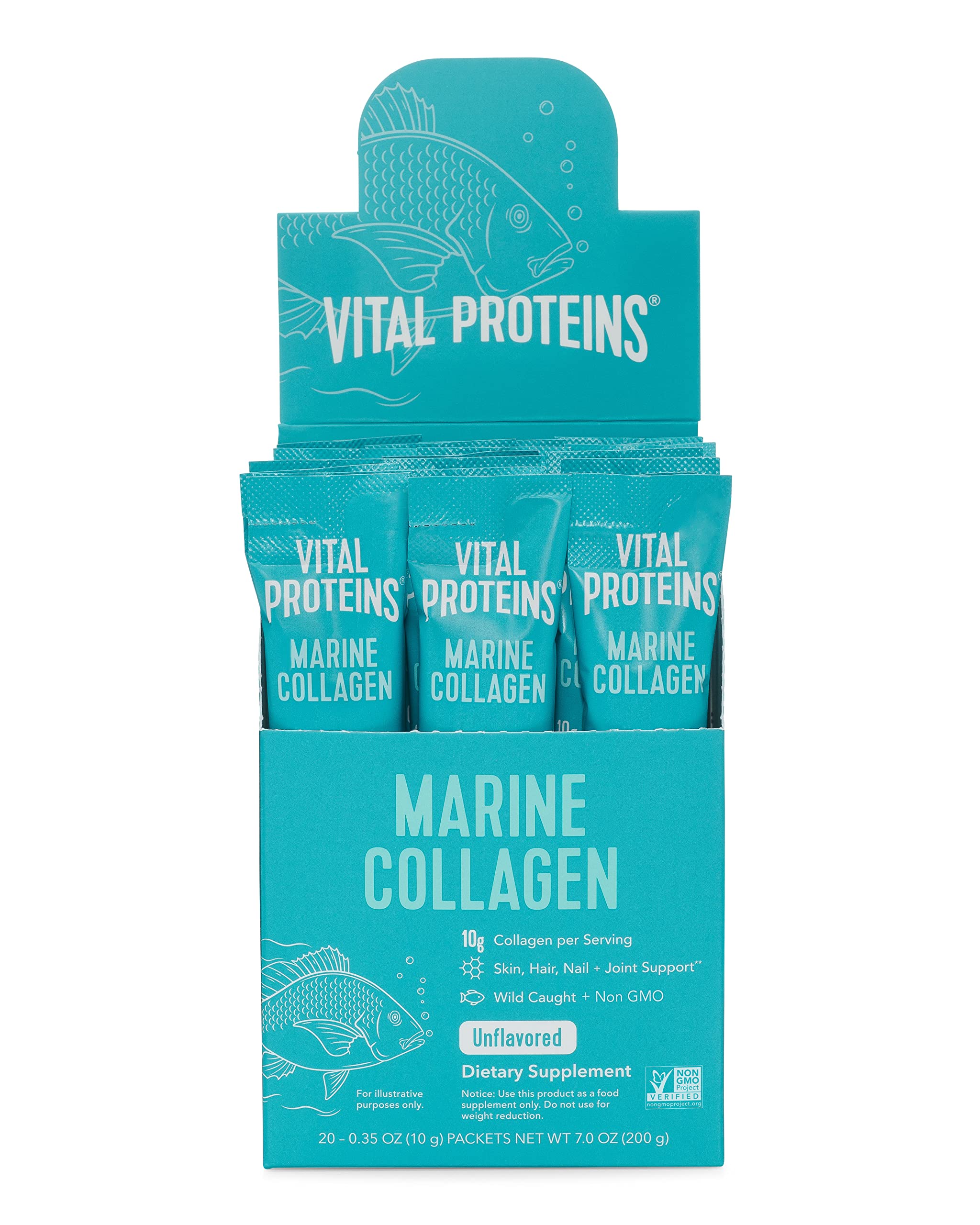 Vital Proteins Unflavored Marine Collagen 20 Pack, 0.35 OZ Vital Proteins buy supplements canada