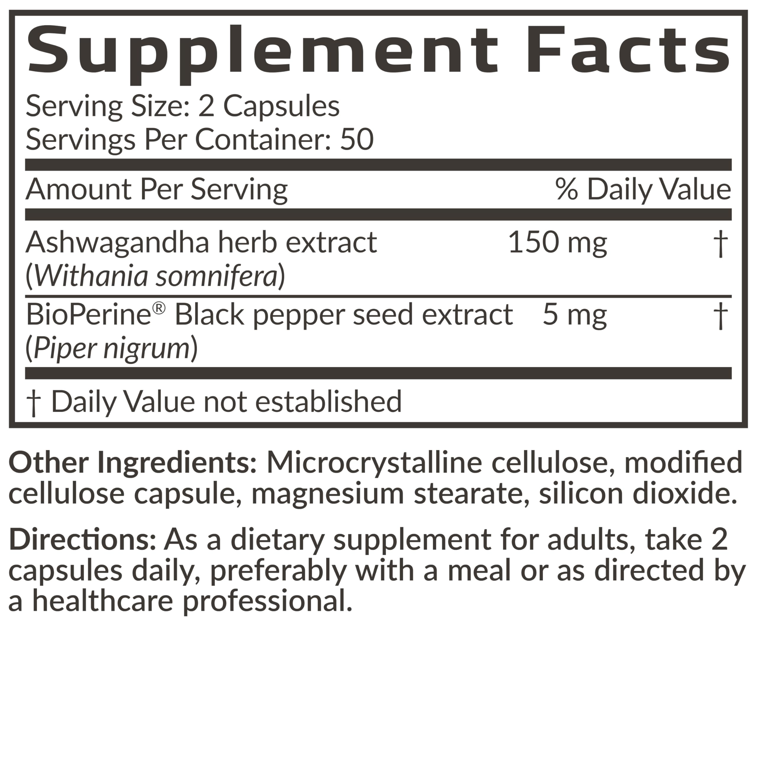 Futurebiotics Ashwagandha Extra Strength Stress & Mood Support with BioPerine - Non GMO Formula, 100 Vegetarian Capsules Futurebiotics buy supplements canada