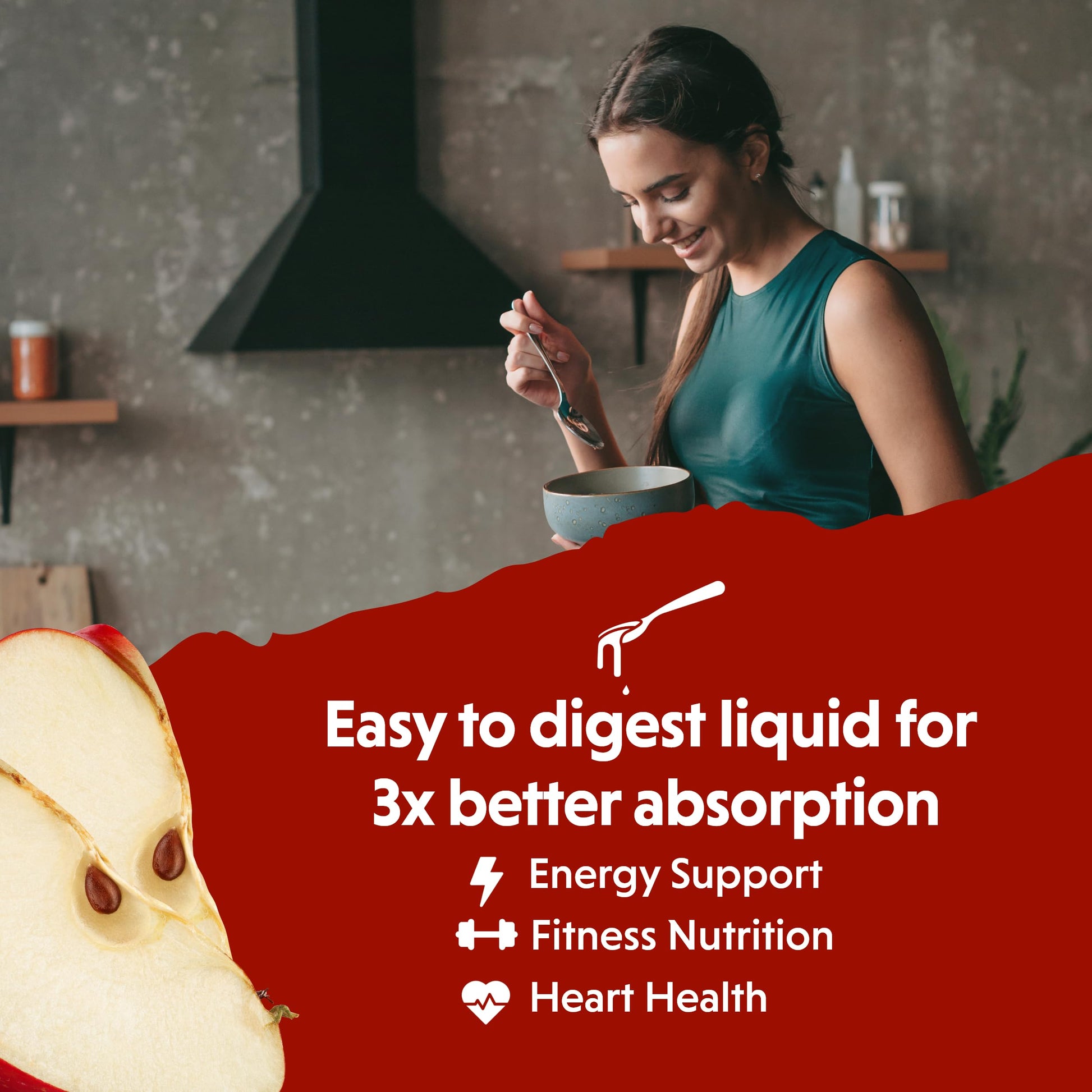 Barlean's Fresh Apple with 1,500 mg of Tonalin CLA - Gluten-Free, Vegan, Kosher Barlean's buy supplements canada