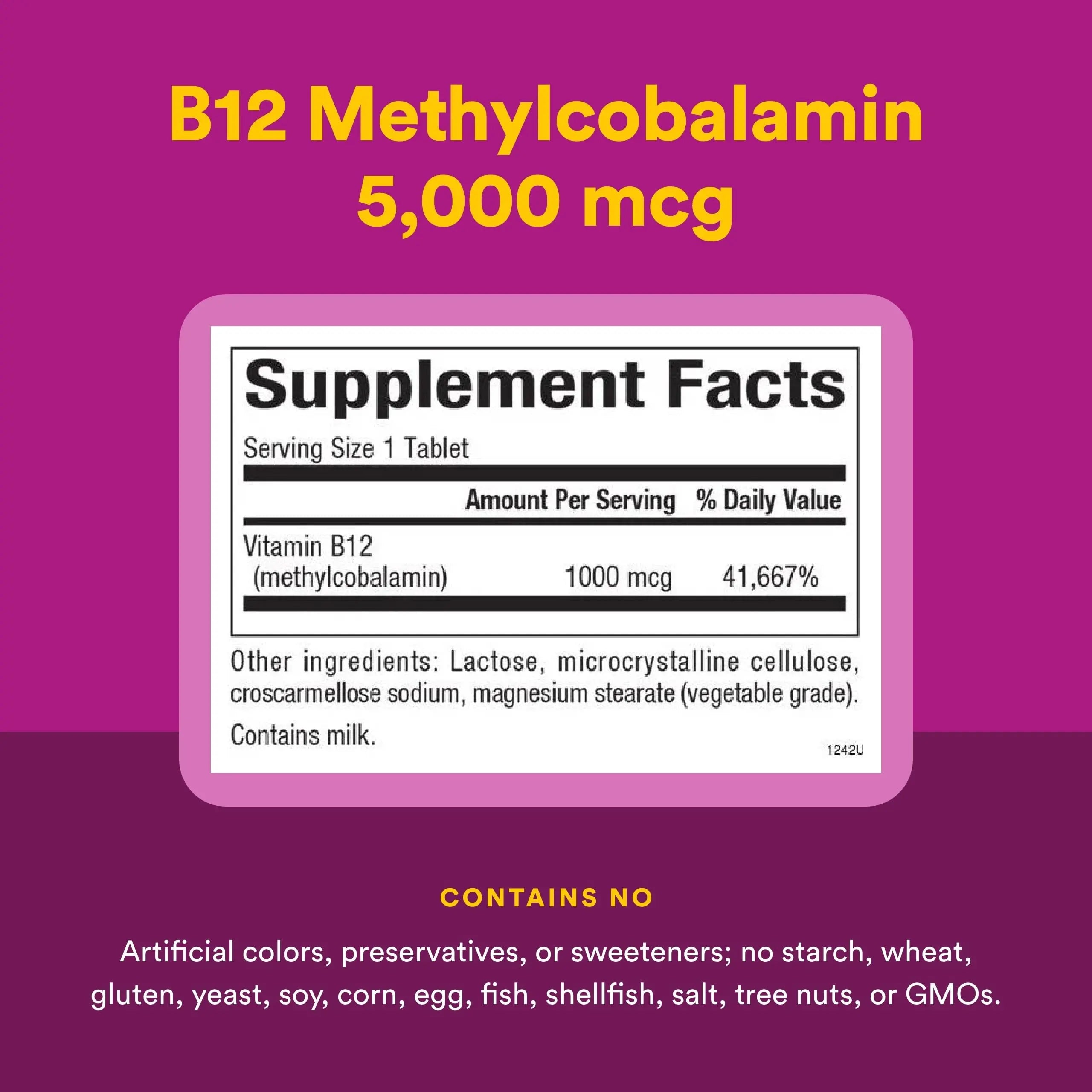 Natural Factors Methylcobalamin 1,000 mcg - Vitamin B12 Supplement in Metabolically Active Form - Supplement Supports Cll Formation Natural Factors buy supplements canada