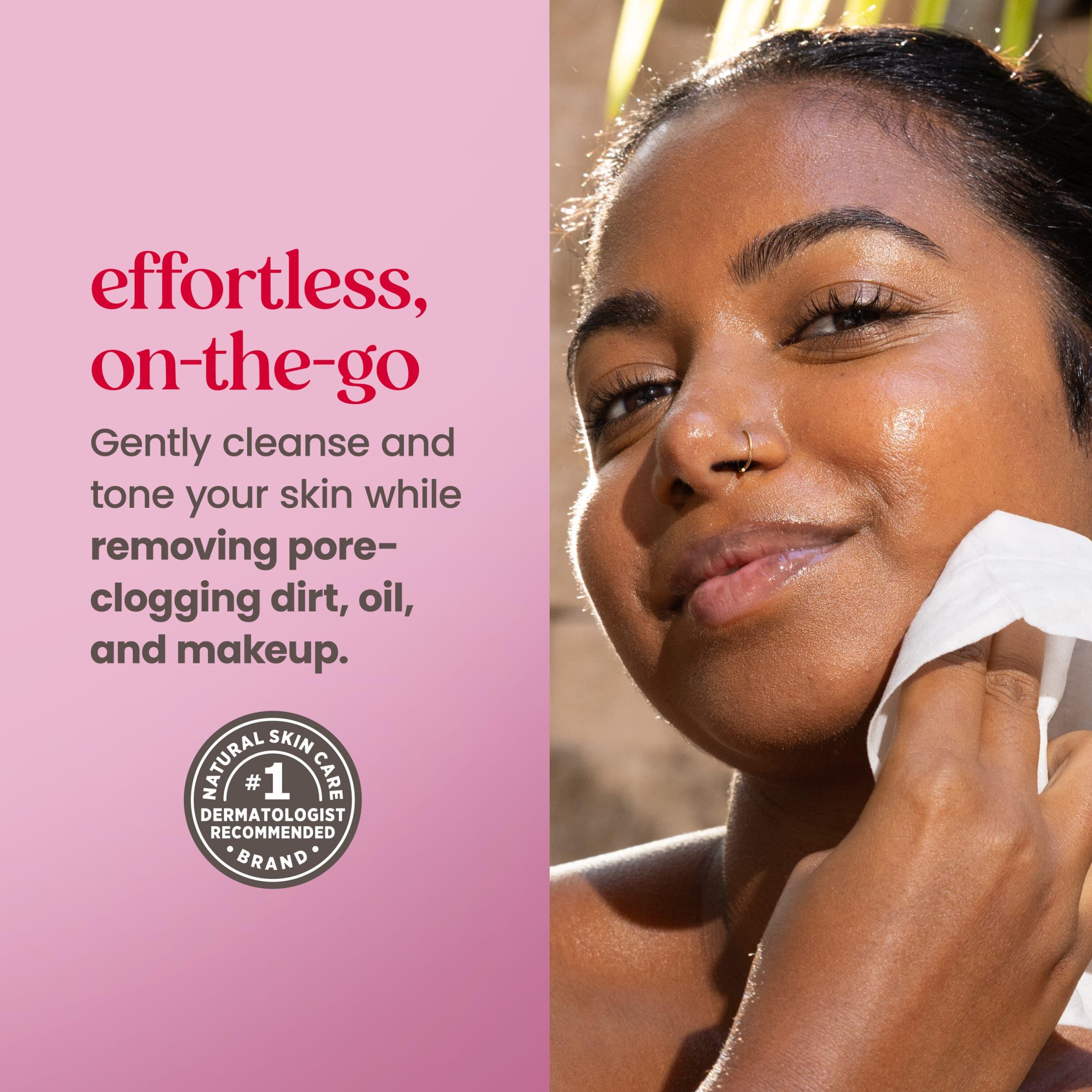 Burt’s Bees Micellar Rose Water Facial Towelettes, 100% Plant Based Cloth; 99% Natural Origin; Remove Makeup, Cleanse, Hydrate; No Oily Residue; All Skin Types; 30 Ct, Pack of 3 (Pack May Vary) Burt's Bees buy supplements canada