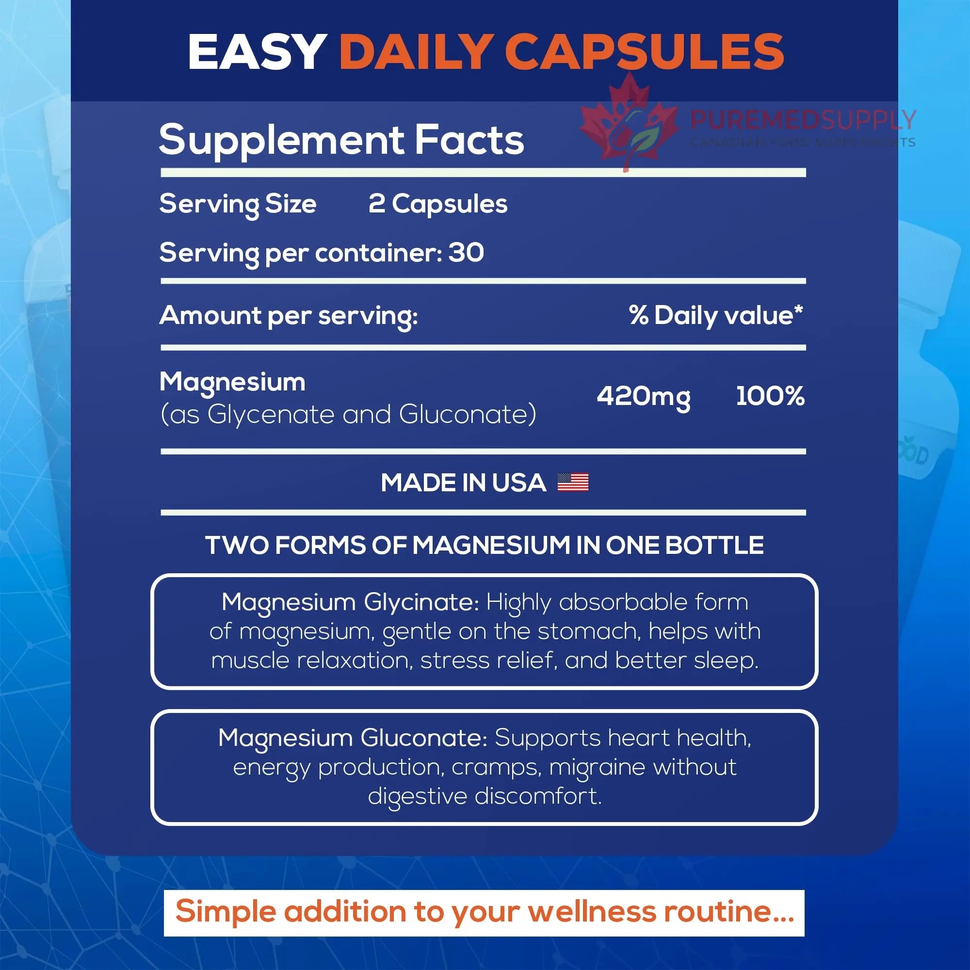 LiveGood™ Ultra Magnesium Complex, Organic Magnesium Glycinate and Gluconate for Muscle Recovery, Nerve Support & Relief – High Absorption Supplement, Vegan, Non-GMO, Made in USA, 60 Capsules LIVEGOOD buy supplements canada