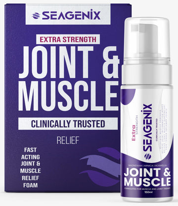Seagenix Extra Strength Muscle + Joint Foam - Magnesium | Boswellia | Arnica | Formula - Joint and Muscle Relief – Ease Inflamed Joints and Muscles - All Natural – Joints + Muscle Relief Seagenix buy supplements canada
