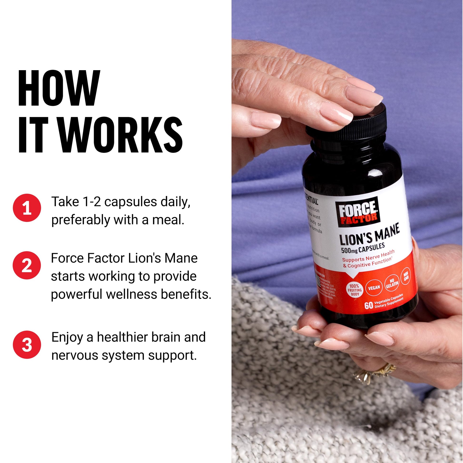 Force Factor Lion’s Mane Supplement Capsules, Memory & Focus Supplement Force Factor buy supplements canada