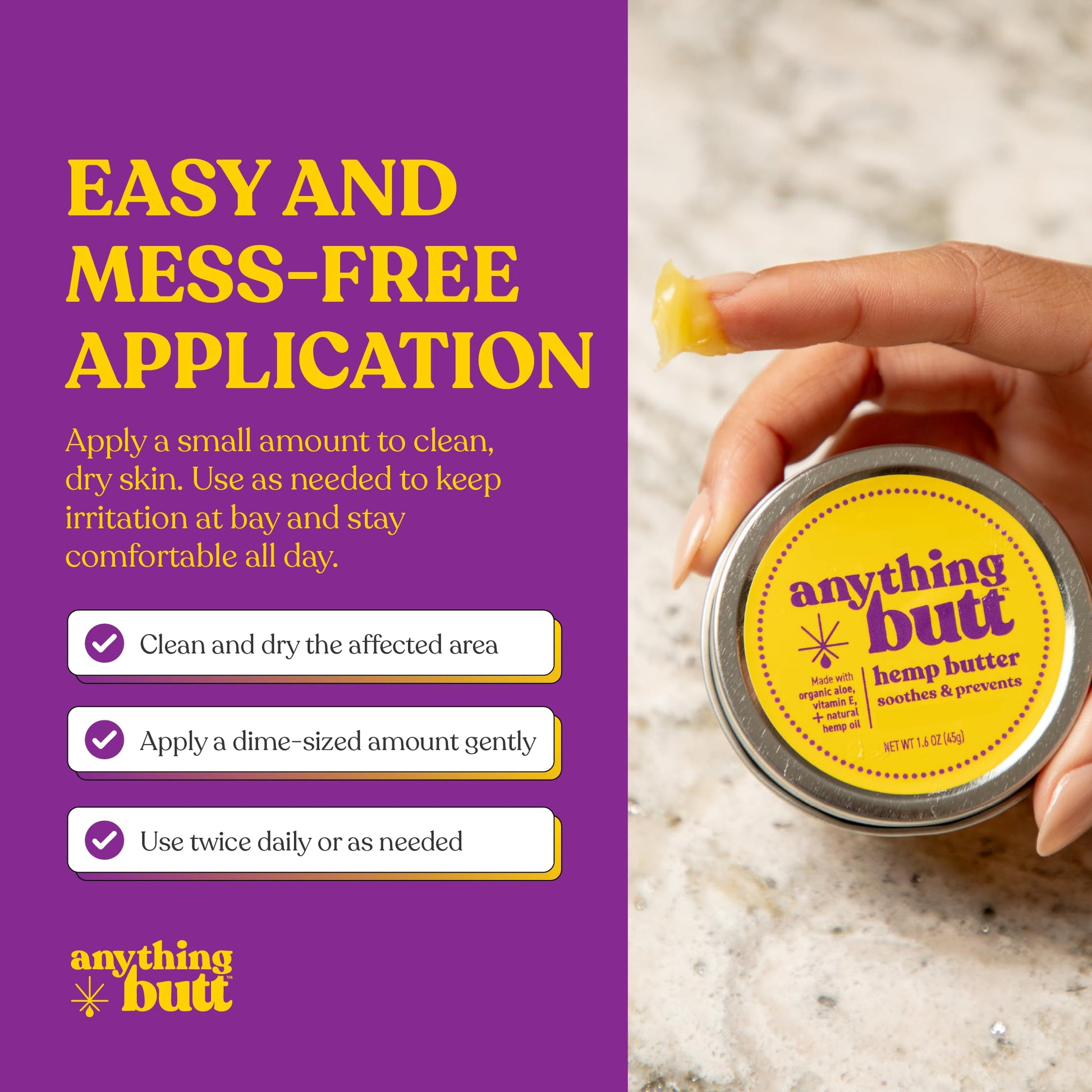 All-Natural Hemorrhoid Cream, Herbal Balm, Soothes Itching & Discomfort - Itch Hemorrhoid Soother Moisturizes for Itching, Rashes, Dryness, and Chafing Anything Butt buy supplements canada