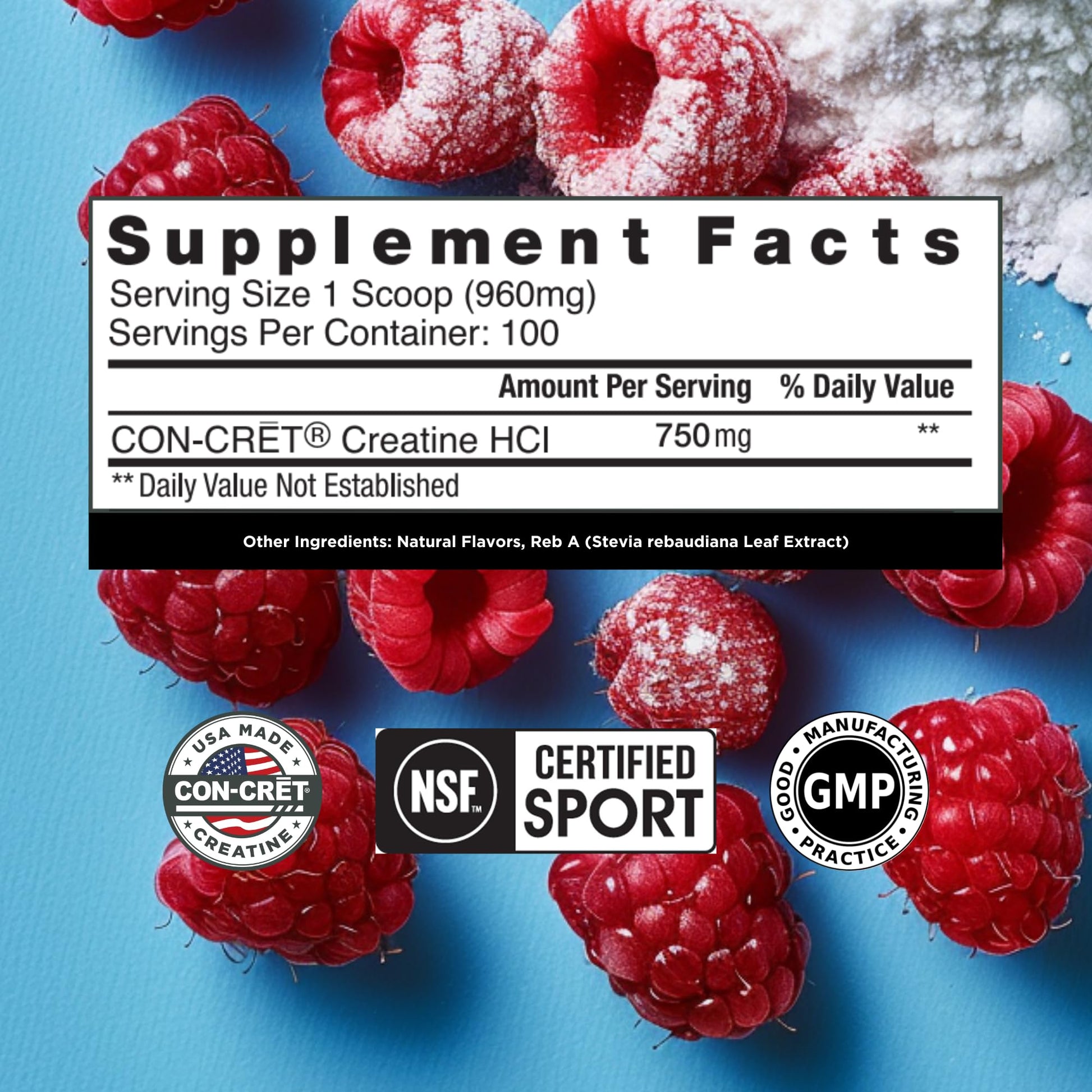 CON-CRET Creatine HCl Powder | Muscle, Cognitive, Cellular Energy Support | No Bloating or Cramps | USA Made & NSF Certified CON-CRET buy supplements canada