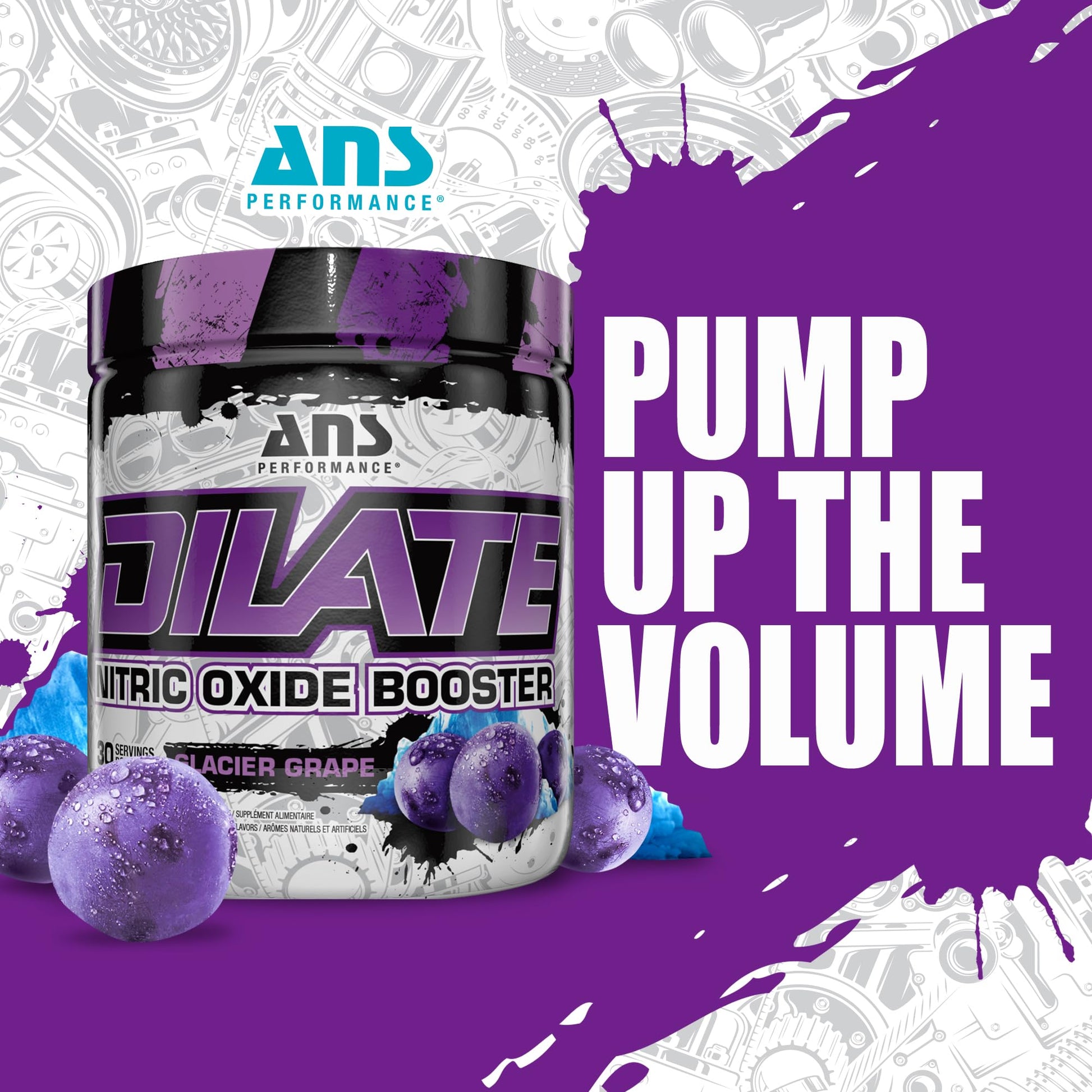 ANS Performance Dilate Pump PreWorkout Powder - Dietary Supplement - Maximizes ANS Performance buy supplements canada