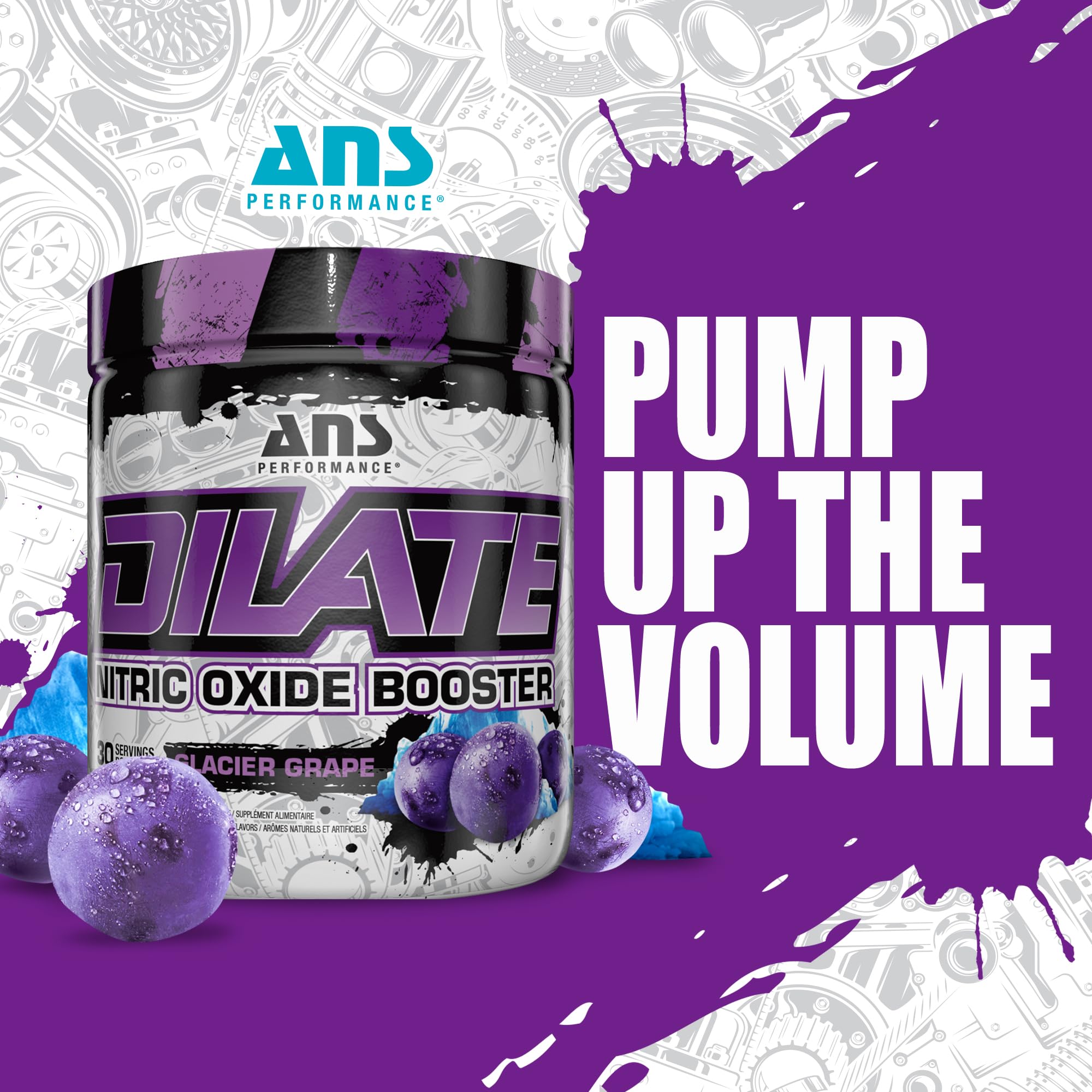 ANS Performance Dilate Pump PreWorkout Powder - Dietary Supplement - Maximizes ANS Performance buy supplements canada
