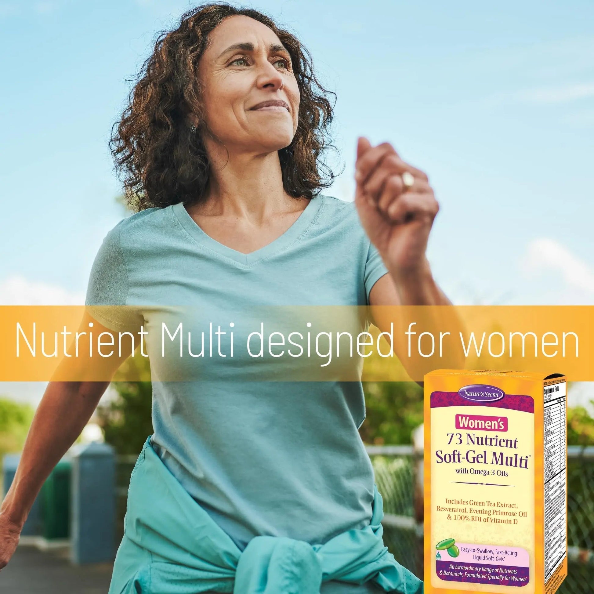 Nature's Secret Women’s 73-Nutrient Soft-Gel Multi – 60 Liquid Soft-Gels – Complete Female Wellness Support - 2 Pack Nature's Secret buy supplements canada
