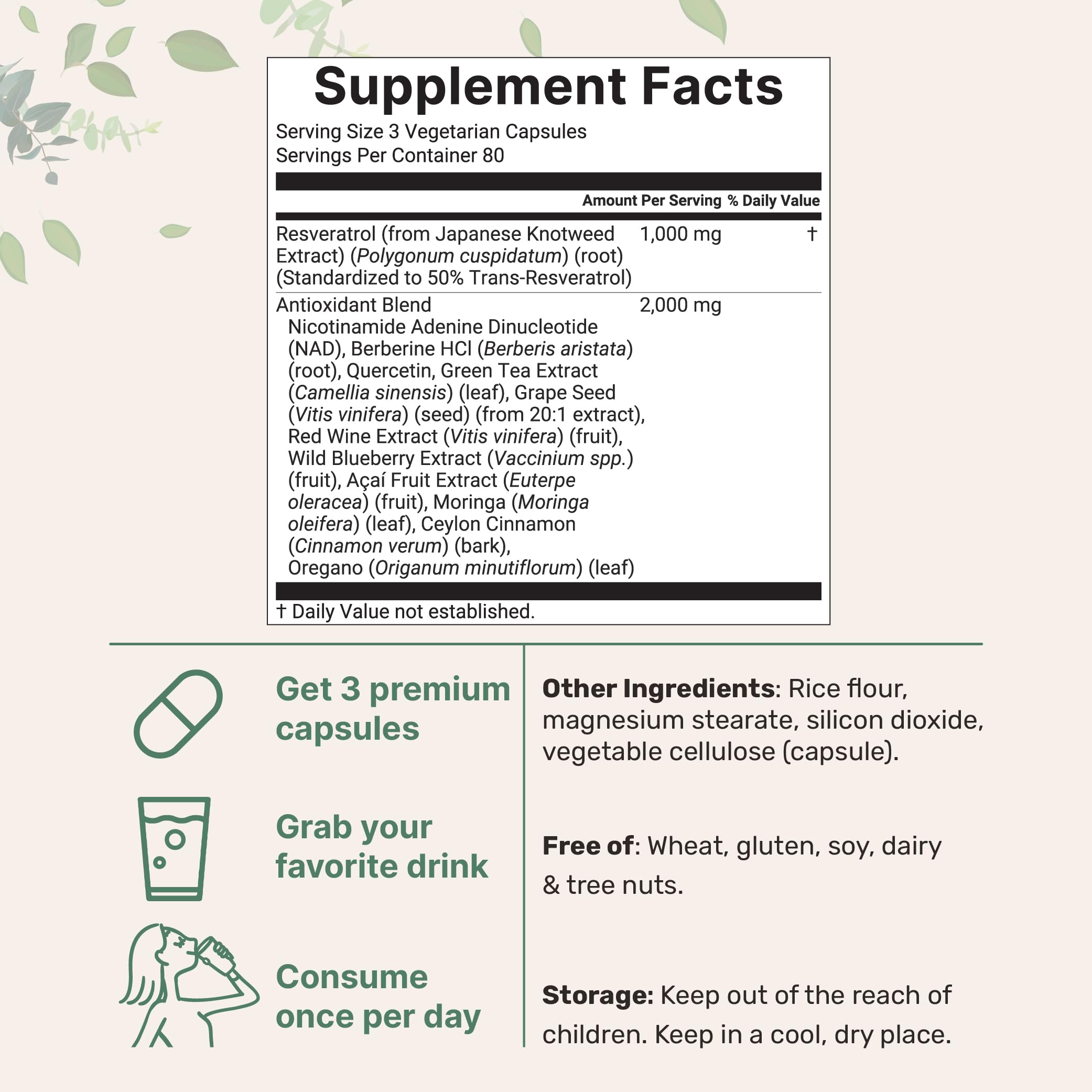 Micro Ingredients Resveratrol NAD Complex 3,000mg for Women & Men, 240 Veggie Capsules | NMN Supplement Alternative | 11-in-1 Blend with NAD+, Quercetin, Moringa, Berberine, Grape Seed, & Oregano Micro Ingredients buy supplements canada