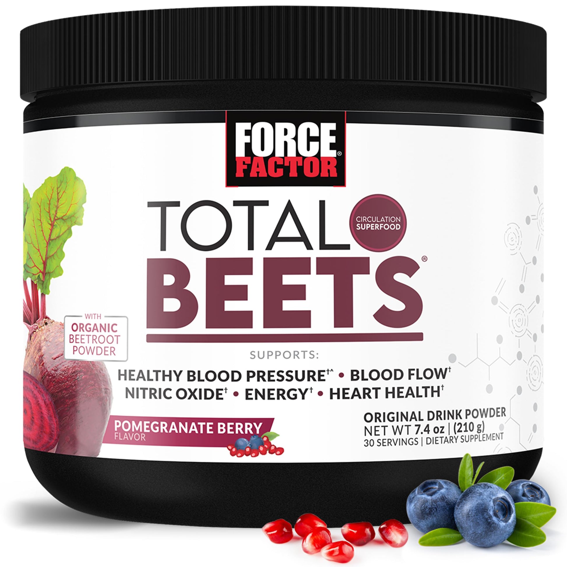 Force Factor Total Beets Drink Mix Superfood Powder with Nitrates to Support Circulation, Blood Flow, Nitric Oxide, Energy, Endurance, and Stamina Force Factor buy supplements canada