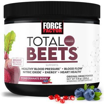 Force Factor Total Beets Drink Mix Superfood Powder with Nitrates to Support Circulation, Blood Flow, Nitric Oxide, Energy, Endurance, and Stamina Force Factor buy supplements canada