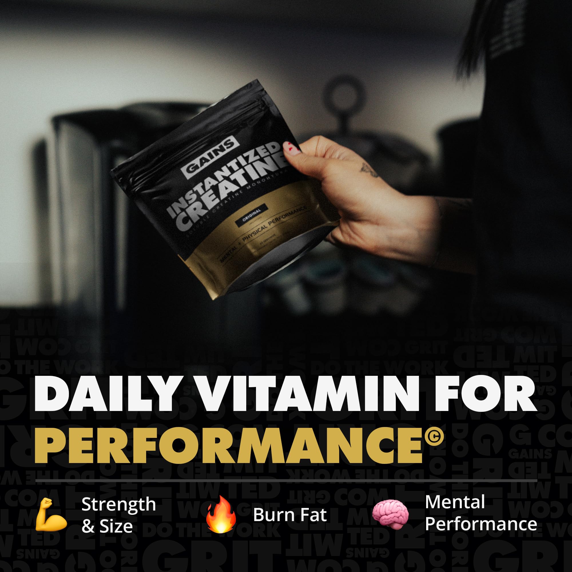 Gains in Bulk Instantized Creatine Monohydrate for Women and Men, Soluble Creatine Powder, Supports Muscle Building, Strength and Performance, Bodybuilding Supplements, Unflavored, 30 Servings GAINS IN BULK GAINSINBULK.COM buy supplements canada
