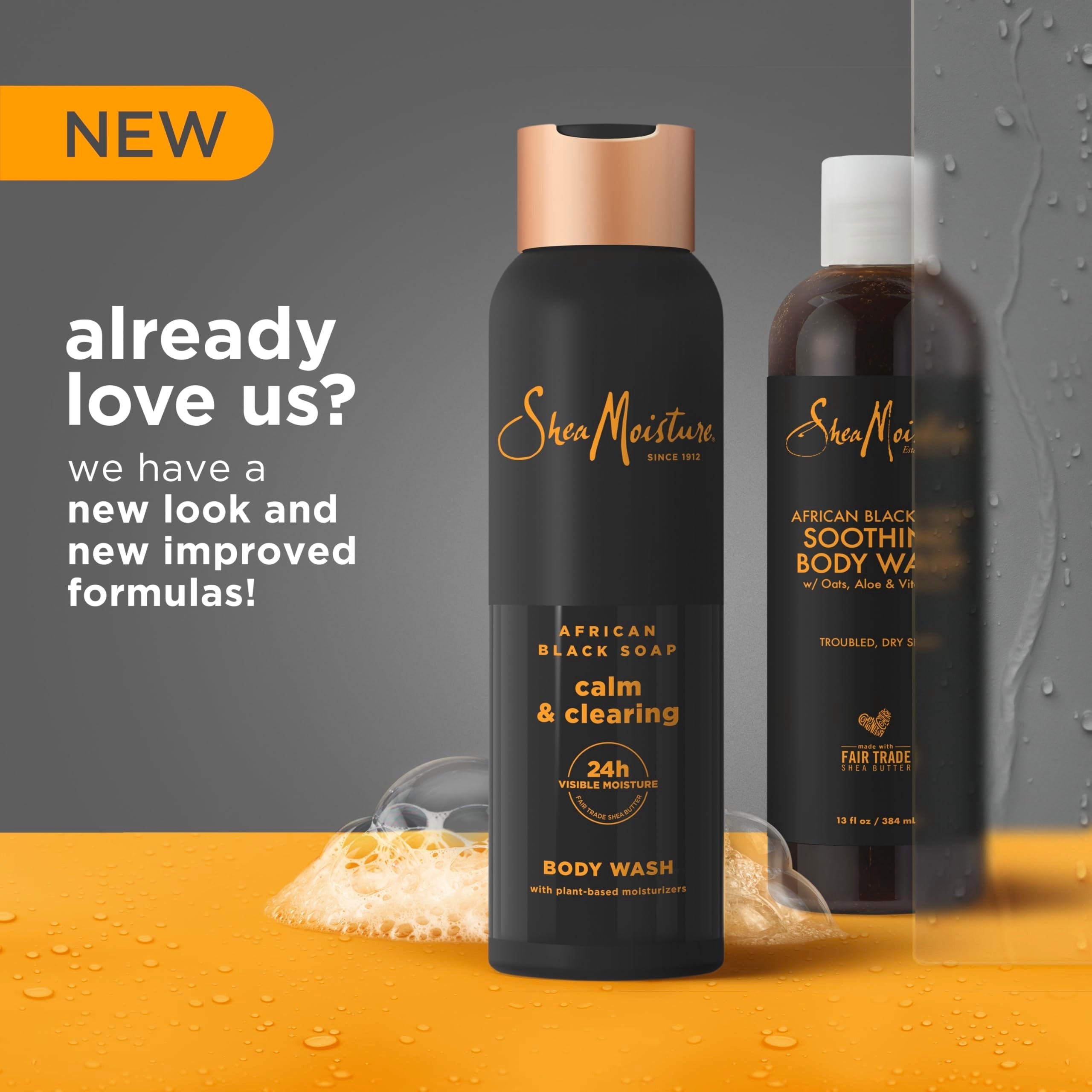 SheaMoisture African Black Soap Body Wash Calm and clearing body wash for 24H Visible Moisture for Healthy, Glowing 18 Oz Shea Moisture buy supplements canada