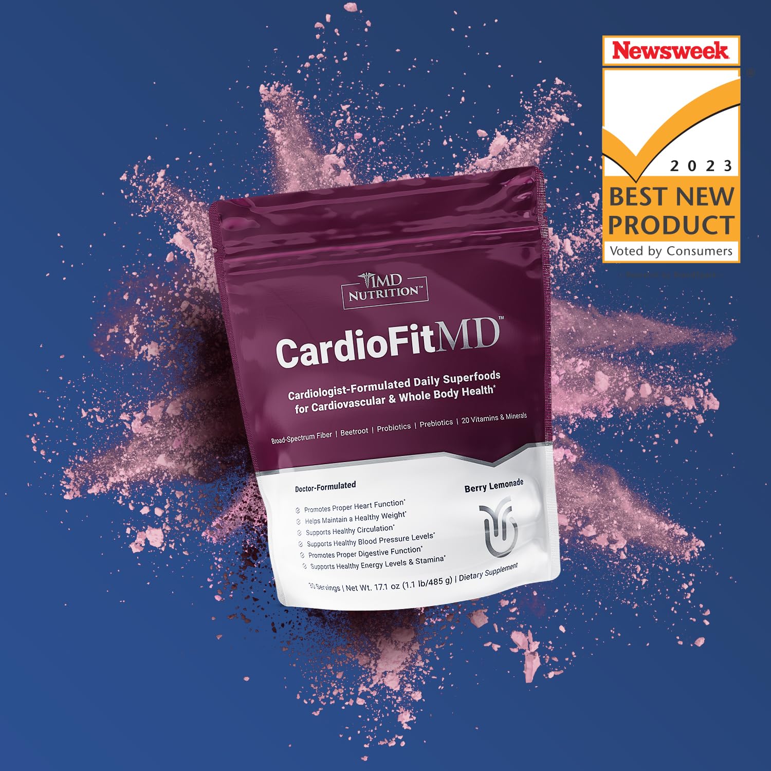 1MD Nutrition CardioFitMD - Vegan Beets Superfood Keto-Friendly Heart Health Powder 1MD Nutrition buy supplements canada