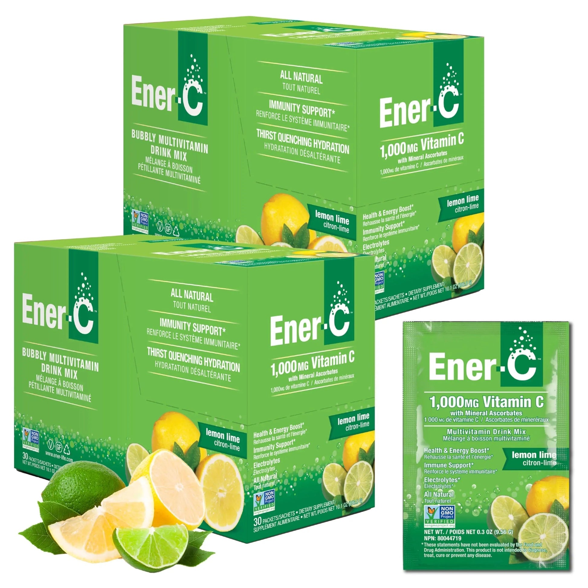 Ener-C Multivitamin Drink Mix - Vitamin Packets for Water, Electrolytes Powder Packets, Vitamin Drink Mix, Hydration Liquid Mix Ener-C buy supplements canada