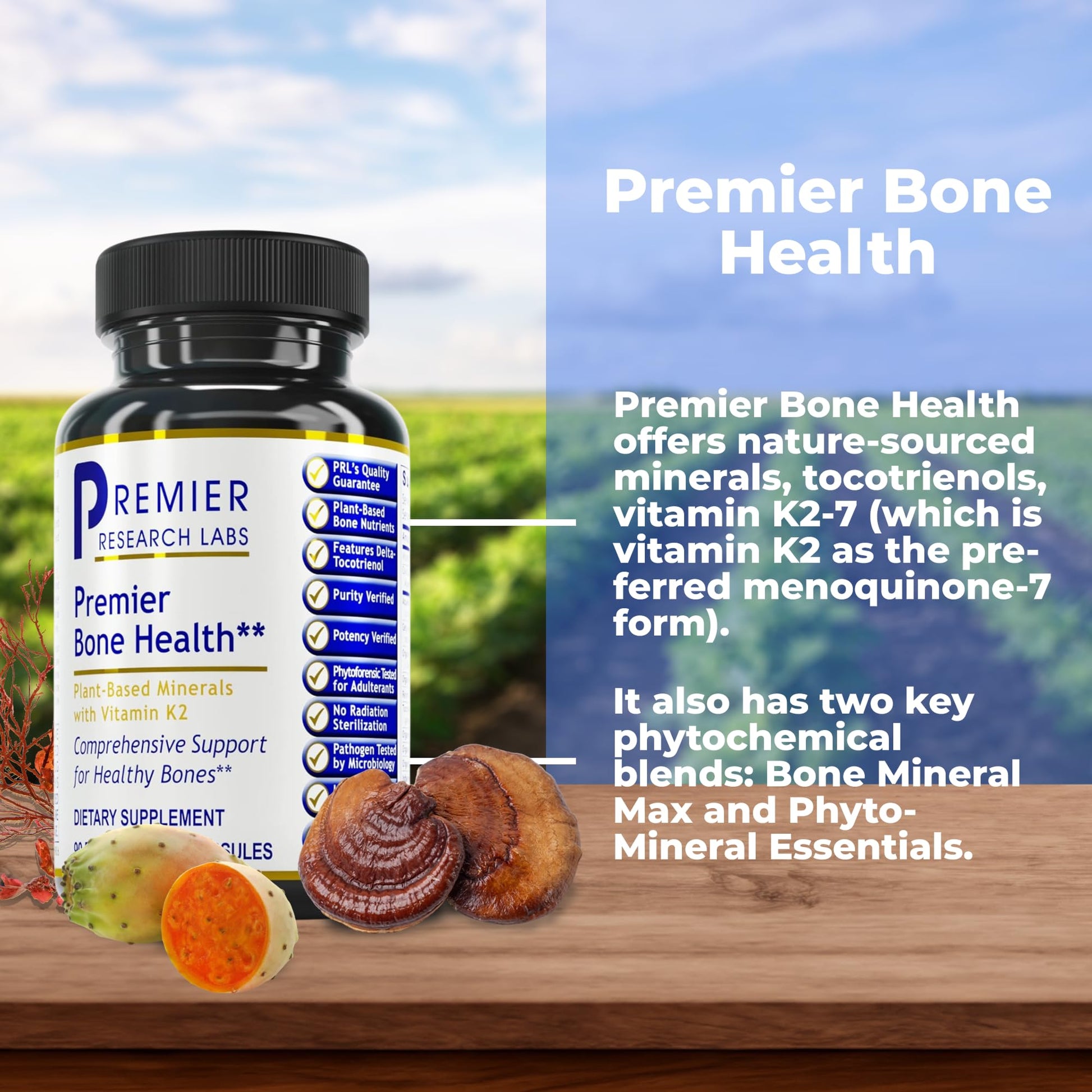 Premier Research Labs Premier Bone Health - Bone Health Vitamins, Bone Strength Supplement for Women & Men, Calcium Supplement with Vitamin K2, Healthy Bone Support - 90 Capsules Premier Research Labs buy supplements canada