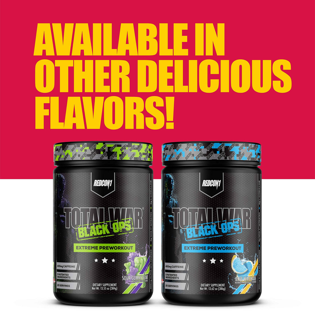 REDCON1 Total War Black Ops Extreme Preworkout Powder, Tigers Blood, High Stimulant REDCON1 buy supplements canada