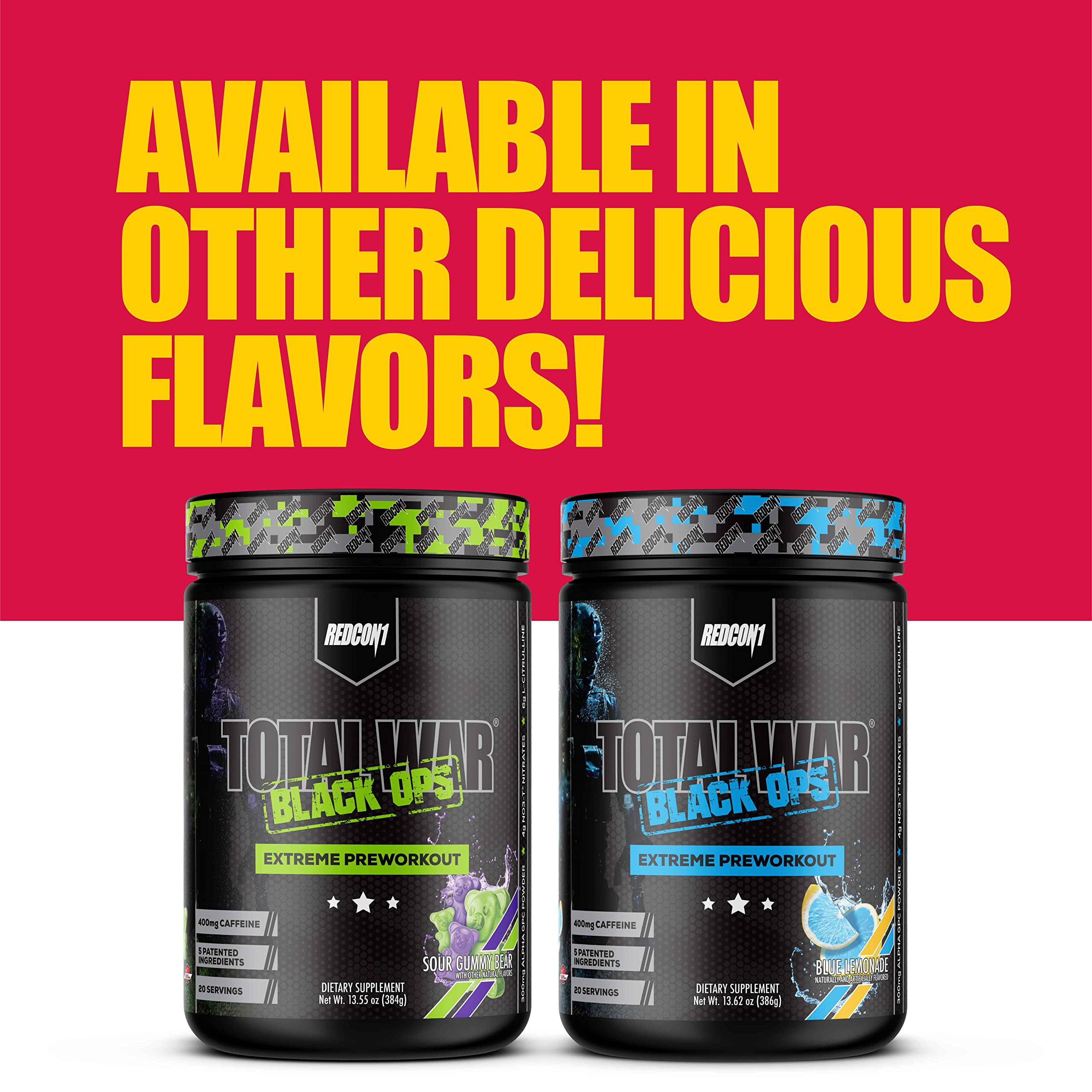 REDCON1 Total War Black Ops Extreme Preworkout Powder, Tigers Blood, High Stimulant REDCON1 buy supplements canada