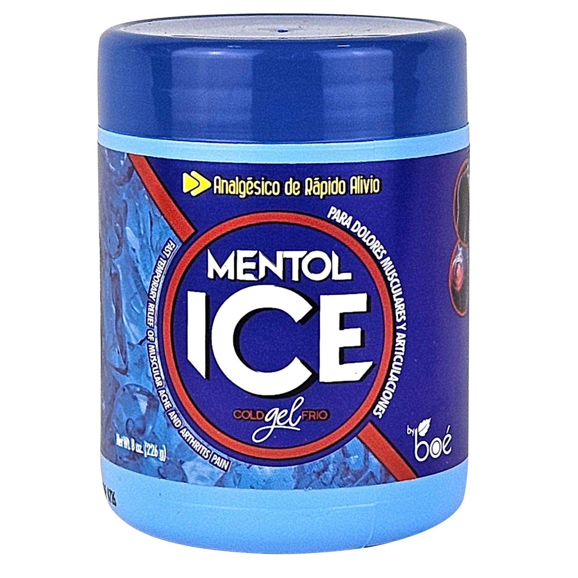 BOÉ COSMETICS Mentol Ice Cold Gel 8 oz (2 Pack) Pain Relief Gel for Muscles & Joints – Fast-Acting Analgesic for Arthritis, Back Pain, Cramps, Sprains & Headaches – Non-Greasy & Quick Absorption BOÉ COSMETICS buy supplements canada