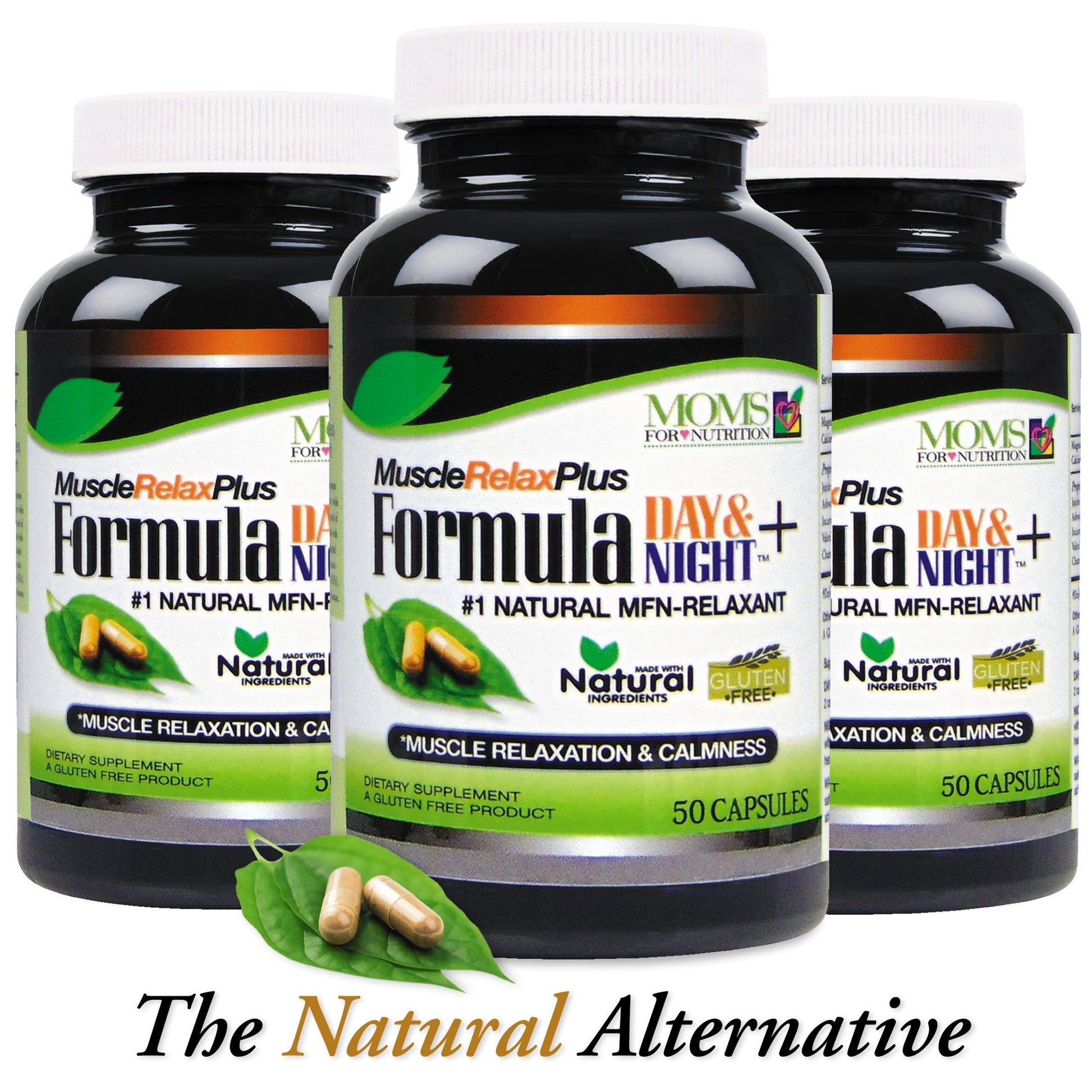 All Natural Muscle Relax Formula Plus - 50 Capsules - Daytime/Nighttime Natural Relaxant Moms For Nutrition buy supplements canada