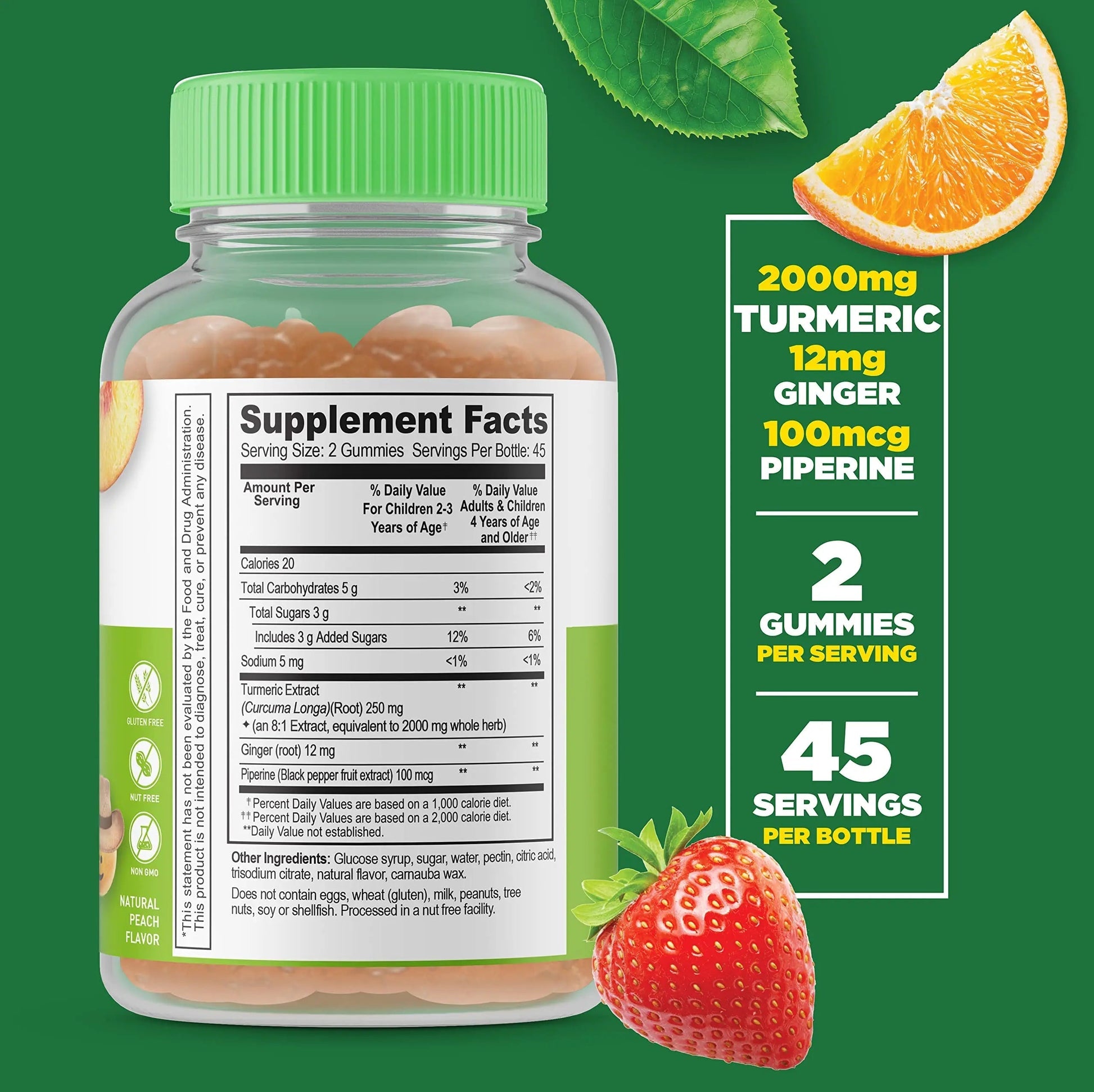 Lifeable Turmeric Curcumin Kids + Multivitamin Kids, Gummies Bundle - Great Tasting, Vitamin Supplement Lifeable buy supplements canada