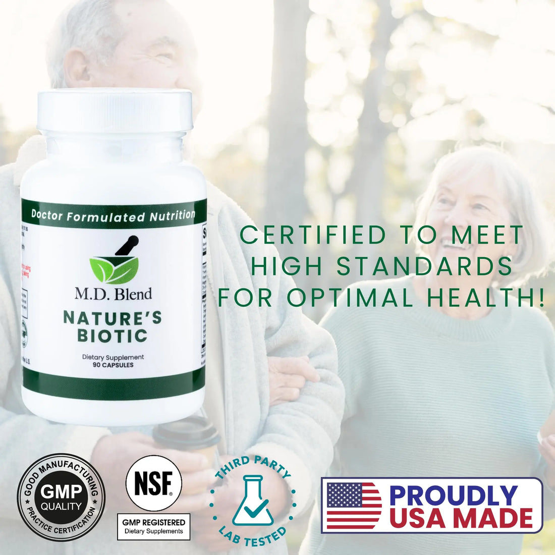M.D. Blend Nature’s Biotic & Allergy Expert Bundle for Immune Support, Seasonal Allergy Relief, Respiratory Wellness, Quercetin and Bromelain, NAC Nettle Root Vitamins & Minerals Plant-Based Capsules M.D. Blend buy supplements canada