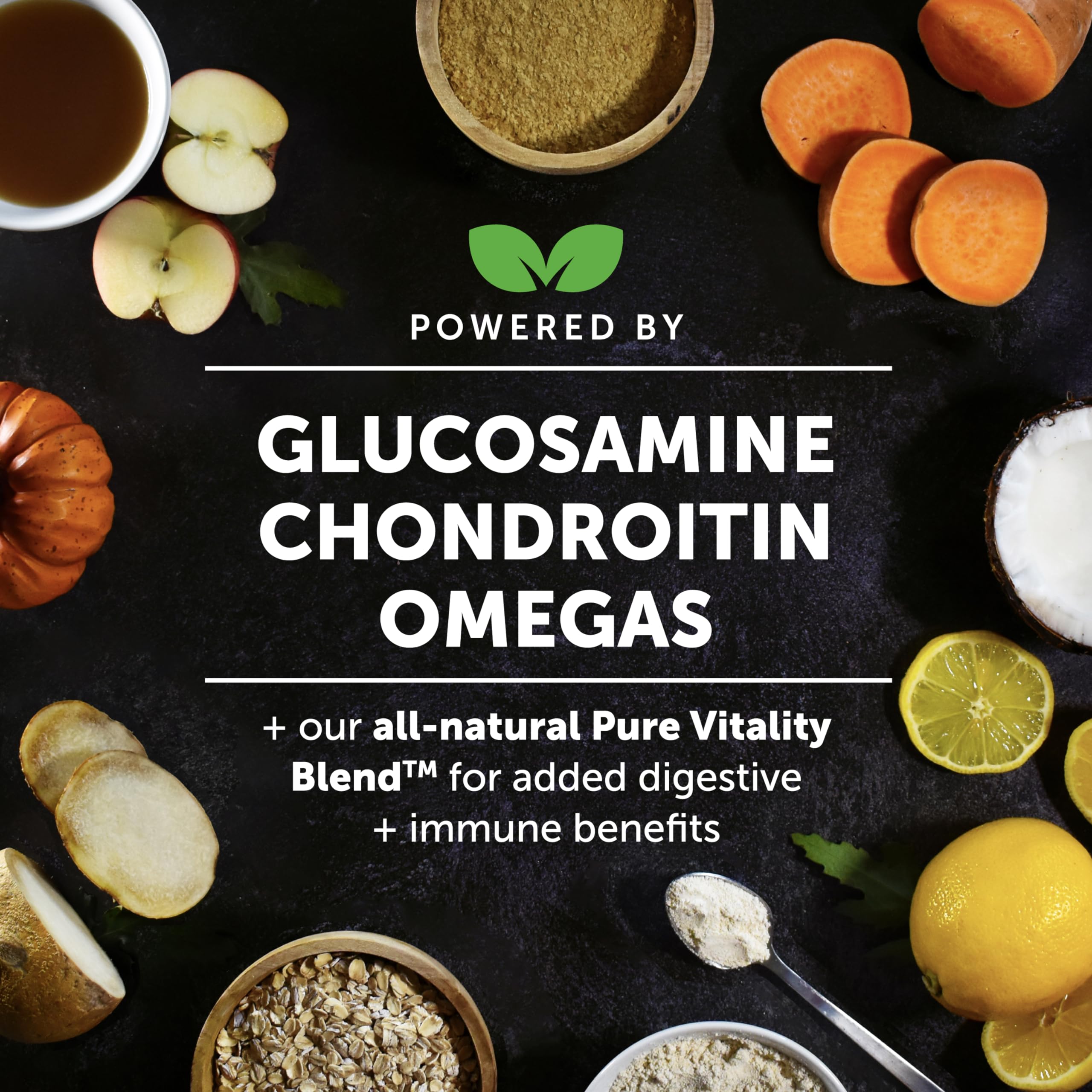 Hemp Hip & Joint Supplement for Dogs - Hemp Oil & Powder - Glucosamine Chondroitin for Dogs, Turmeric, MSM, Green-Lipped Mussel, Supports Mobility, May Reduce Discomfort (Bacon) Pet Honesty buy supplements canada