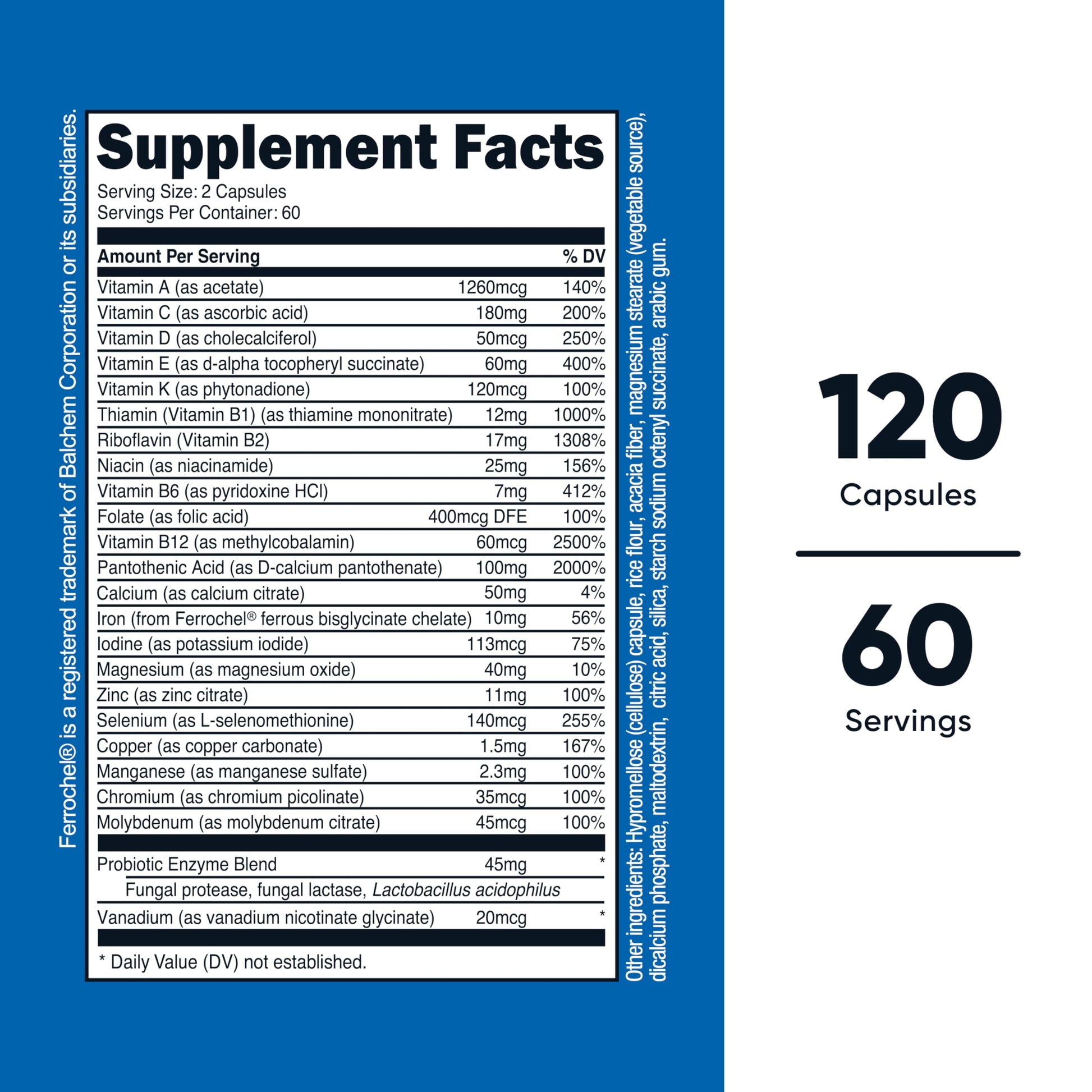 Nutricost Multivitamin with Probiotics 120 Vegetarian Capsules - Packed with Vitamins & Minerals Nutricost buy supplements canada