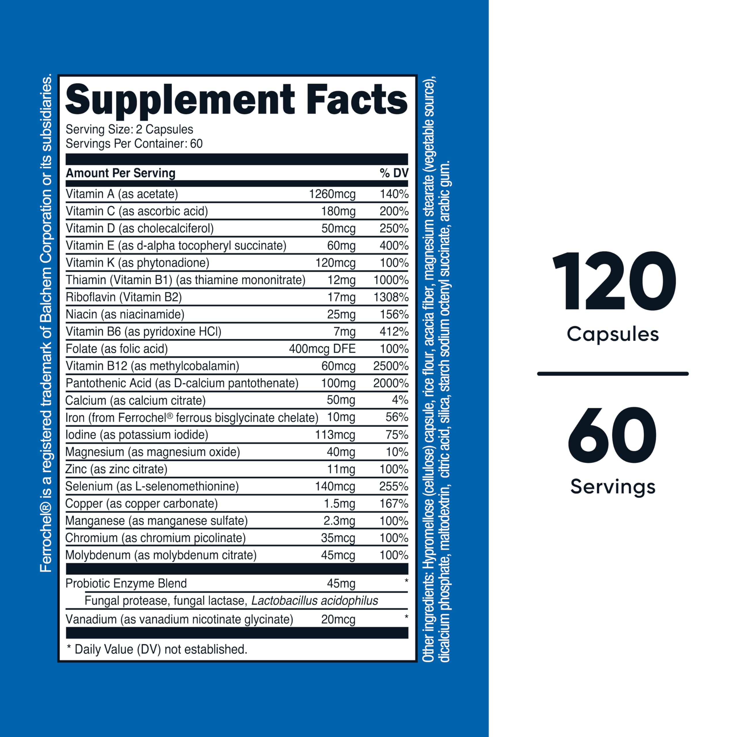 Nutricost Multivitamin with Probiotics 120 Vegetarian Capsules - Packed with Vitamins & Minerals Nutricost buy supplements canada