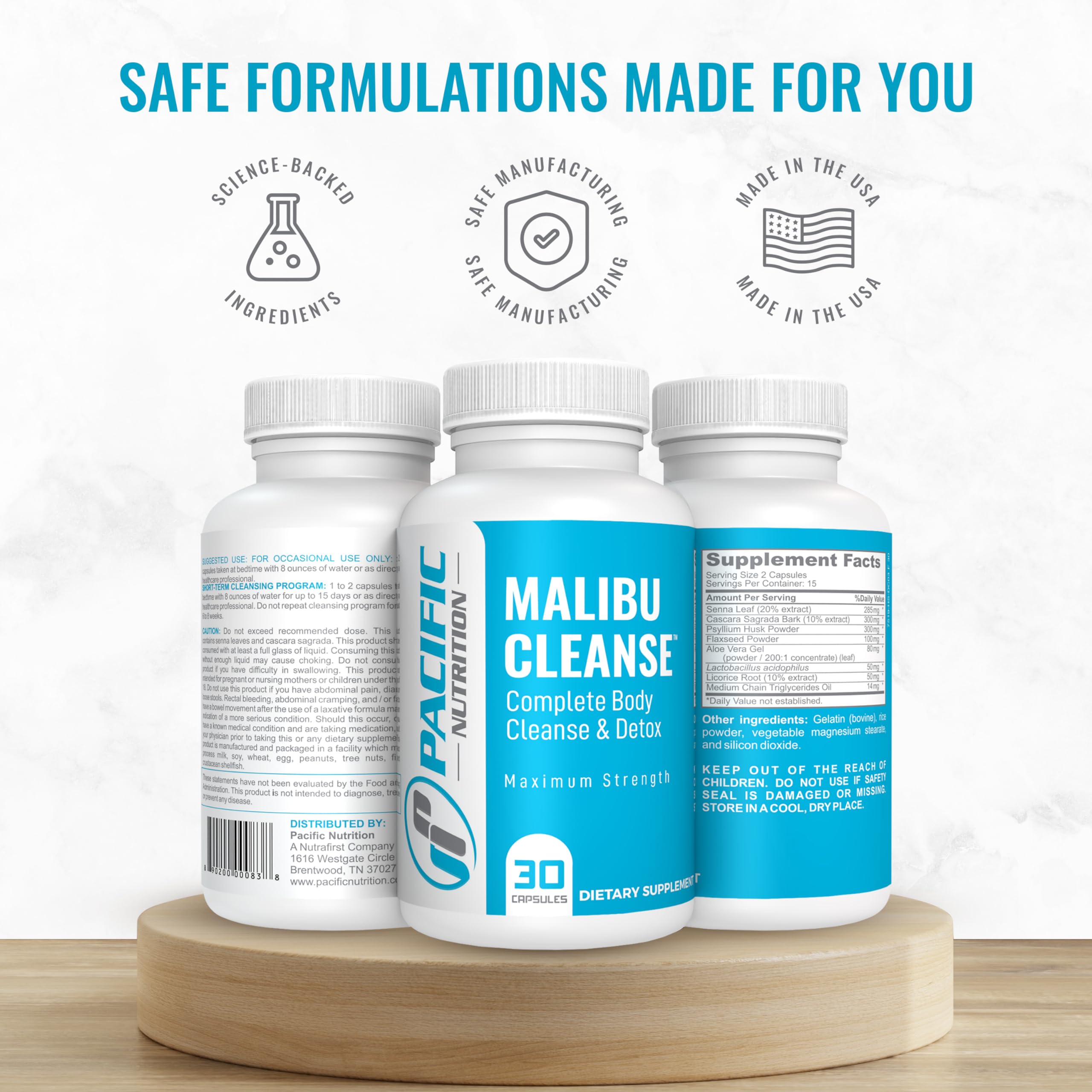 Pacific Nutrition Full Body Detox - Malibu Cleanse Complete Body & Intestinal Cleanse Pacific Nutrition buy supplements canada
