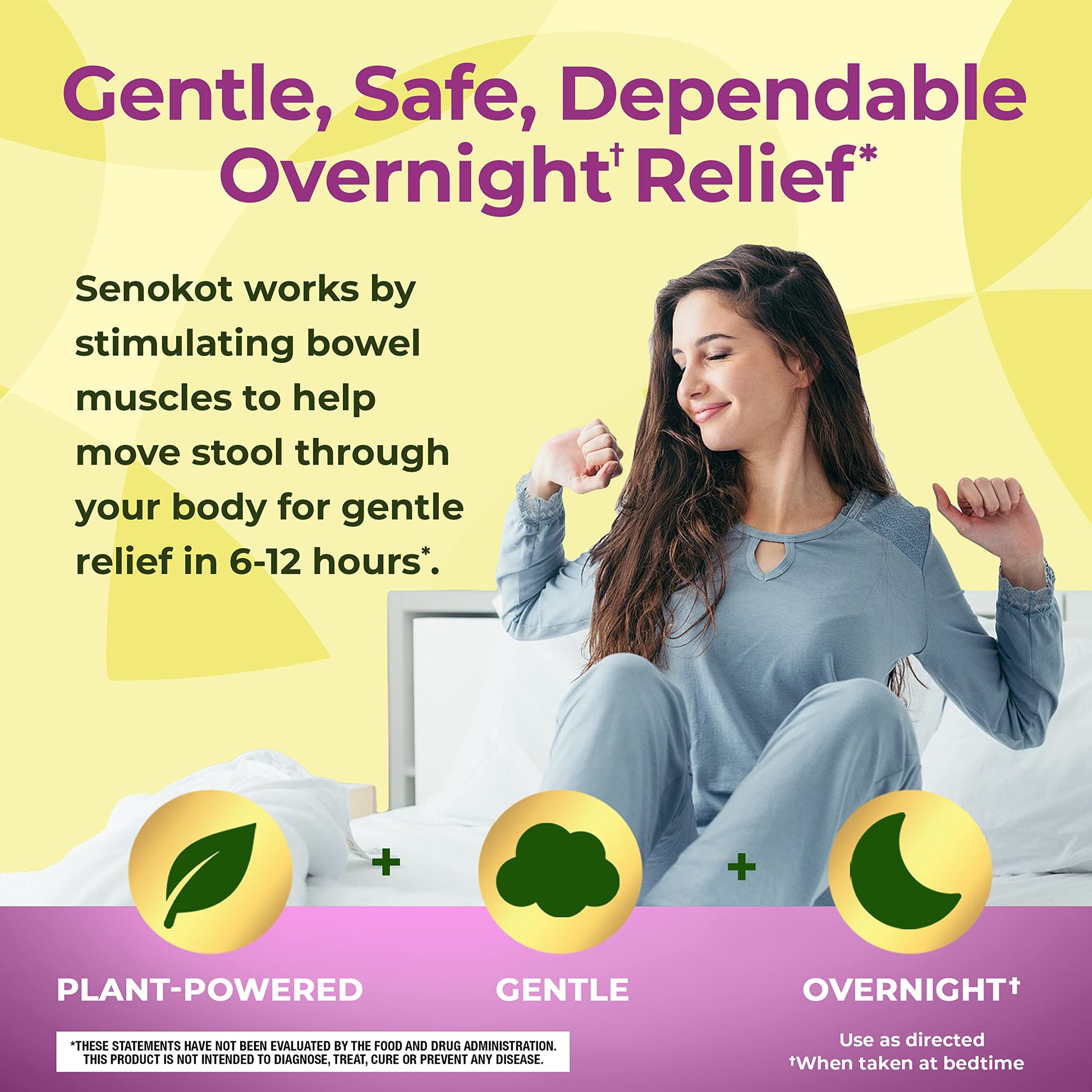 Senokot Dietary Supplement Laxative Gummies, Natural Senna Extract, Gentle, Overnight Relief Senokot buy supplements canada