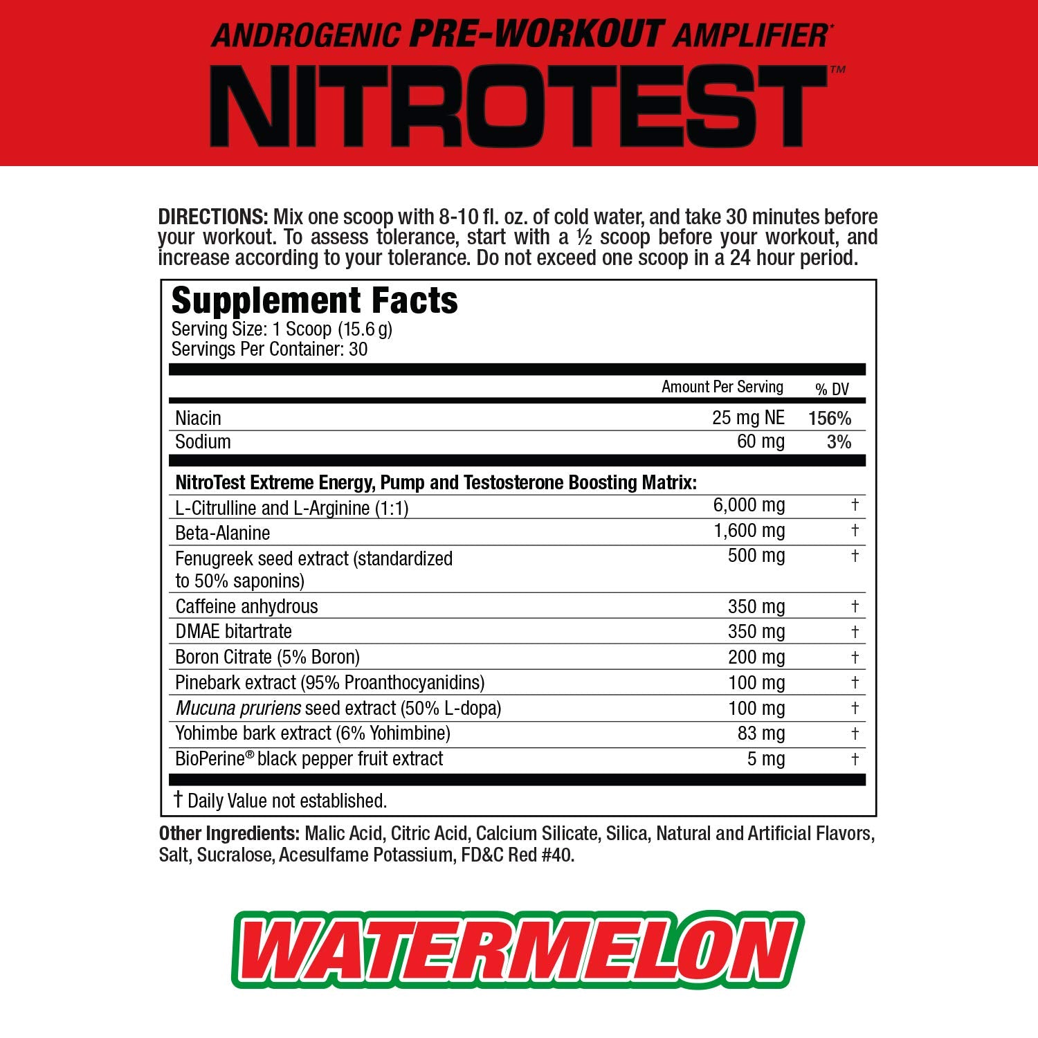 MuscleMeds Nitrotest Pre-Workout Supplement Drink, Boost Nitric Oxide, Testosterone MuscleMeds buy supplements canada