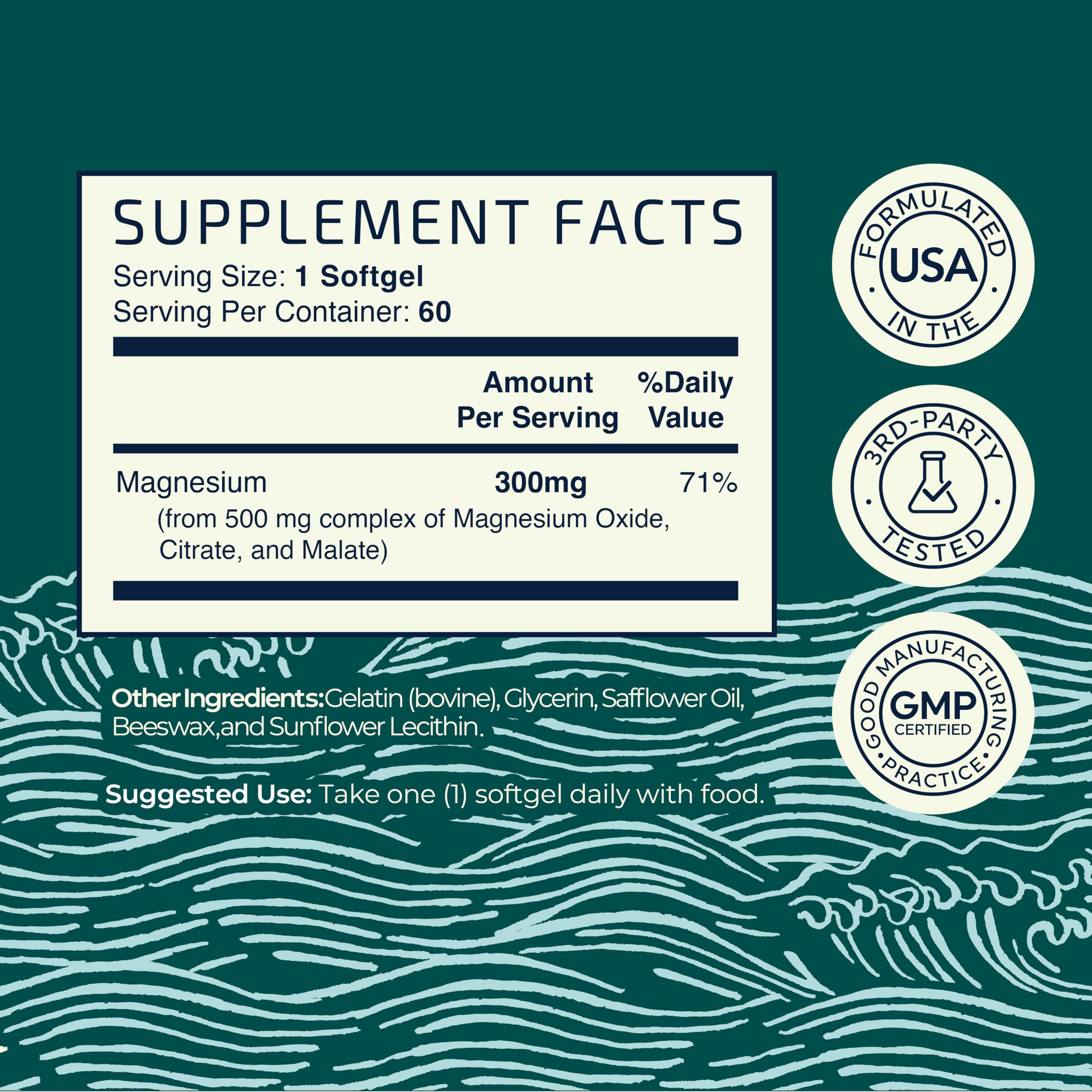 Triple Magnesium Softgels | Citrate, Malate, & Oxide | Highly Absorbable Magnesium Nobi Nutrition buy supplements canada